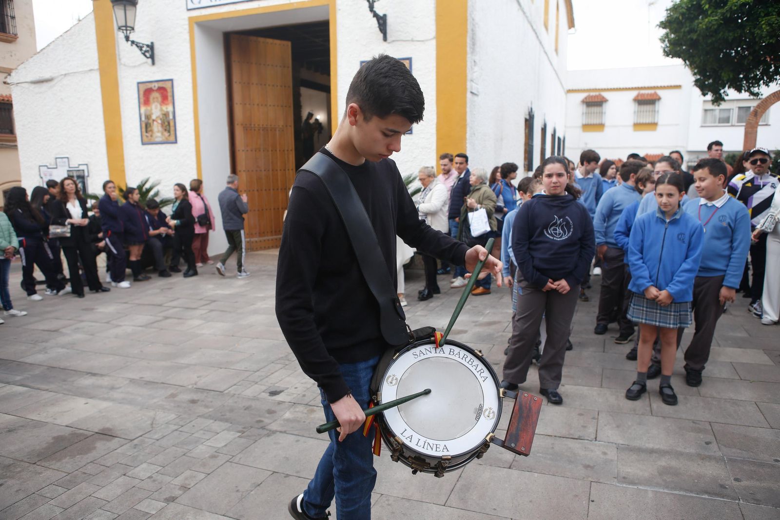 Fotos de la procesión infantil del colegio Nuestra Señora de los Milagros de Algeciras