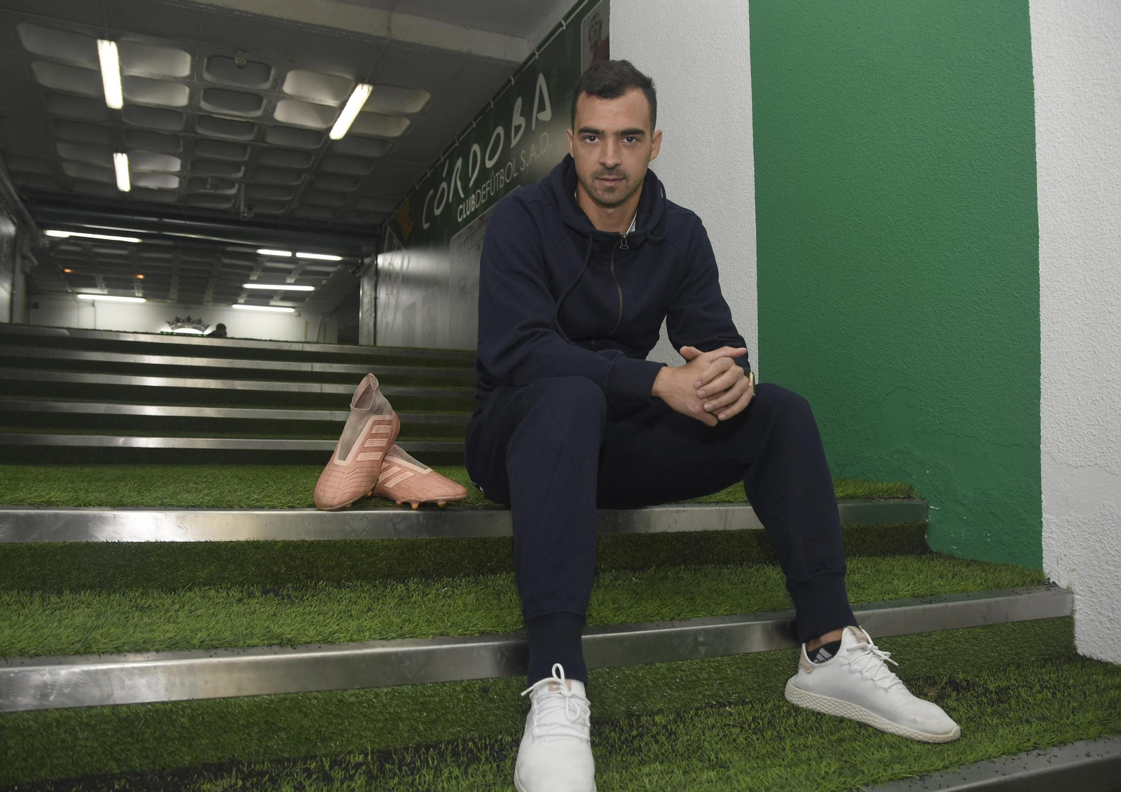 Miguel de las Cuevas, en su etapa en el Córdoba CF.