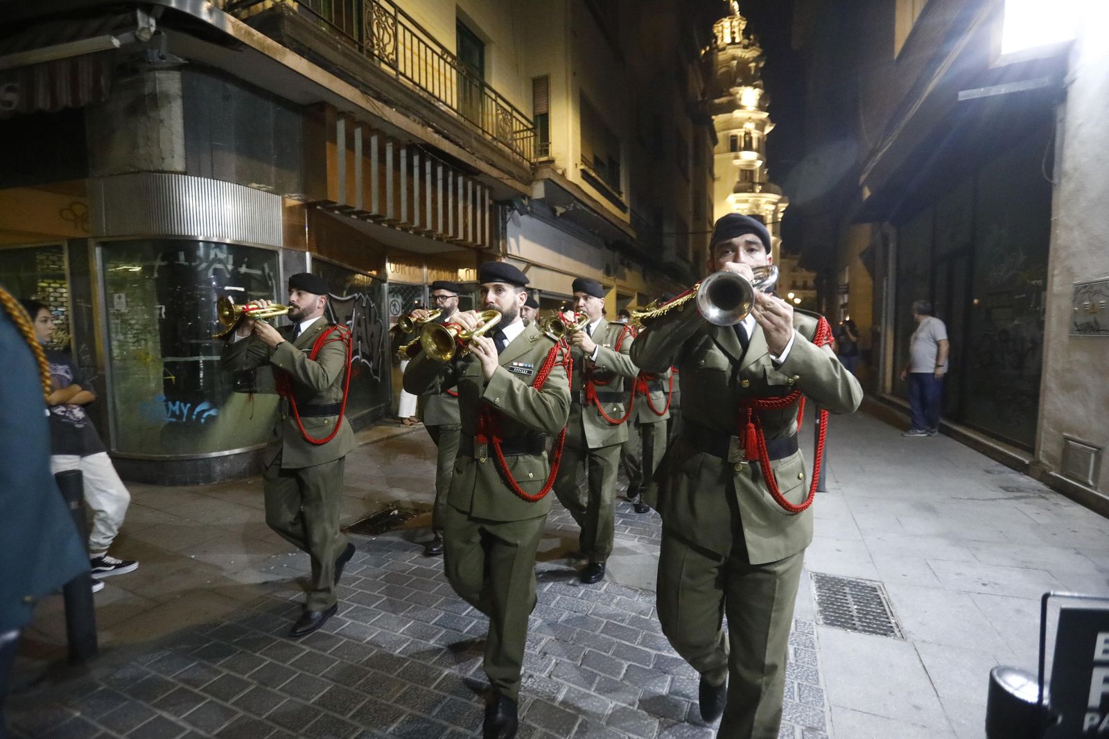 La retreta militar en Córdoba, en fotografías