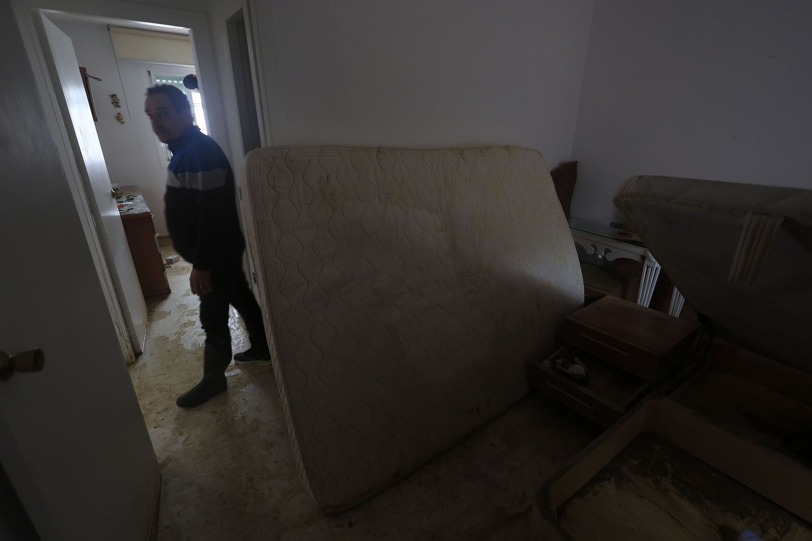 Fotos de San Martín del Tesorillo listo para la evacuación por la borrasca Marta