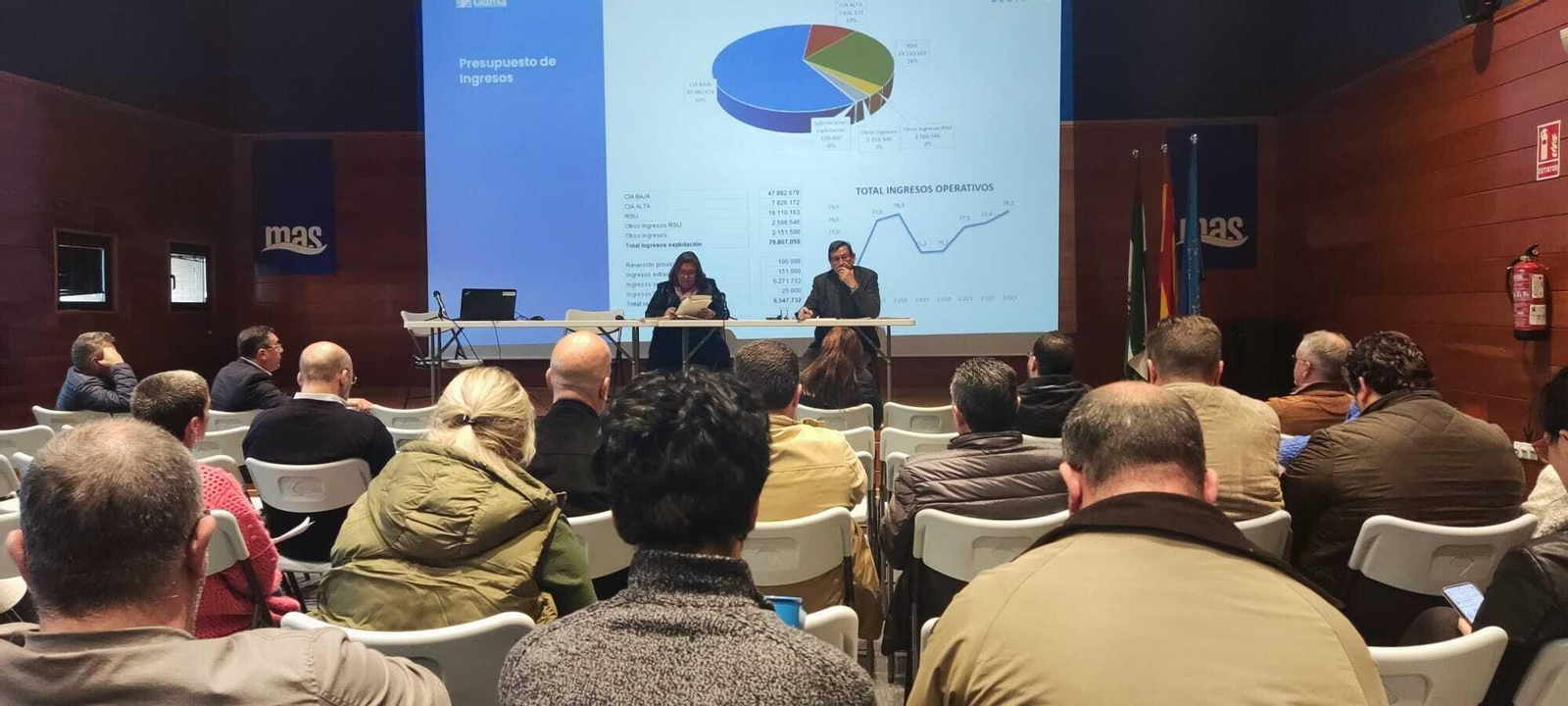 Sesión plenaria de MAS.