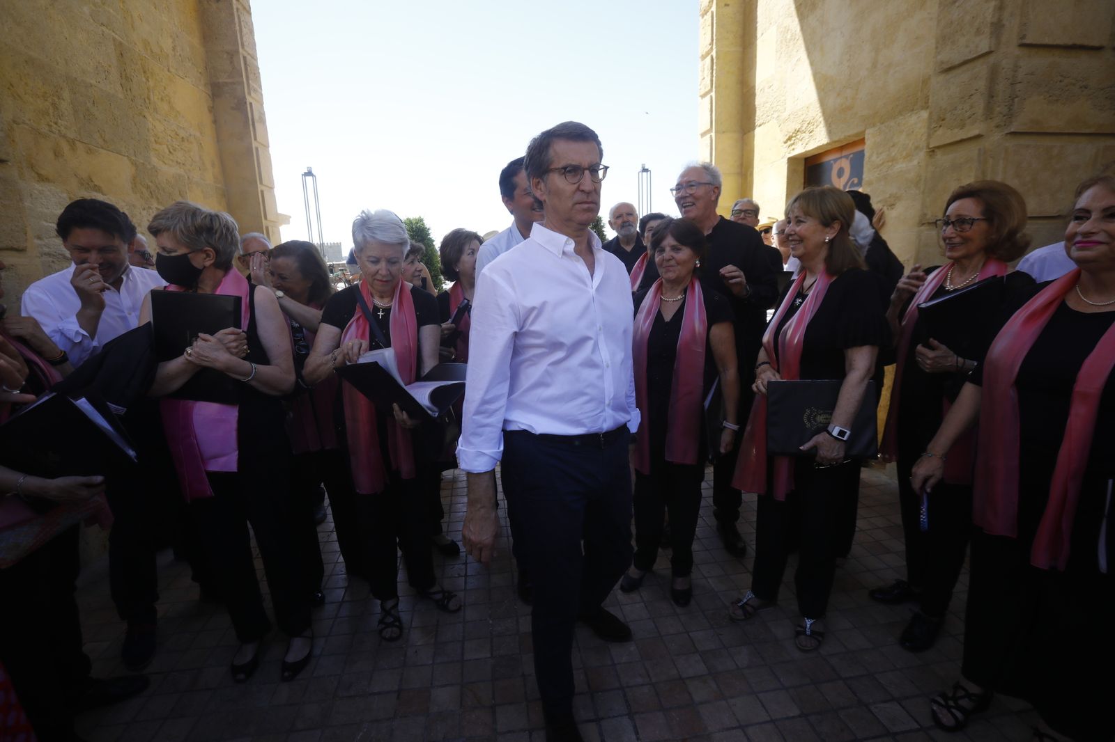 La visita de Núñez-Feijóo a Córdoba, en imágenes