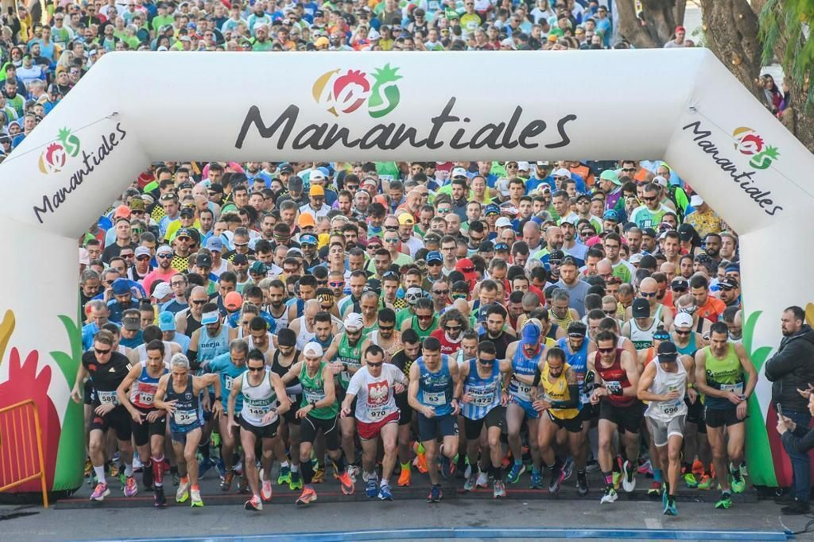 La salida de la prueba deportiva en una imagen de archivo.
