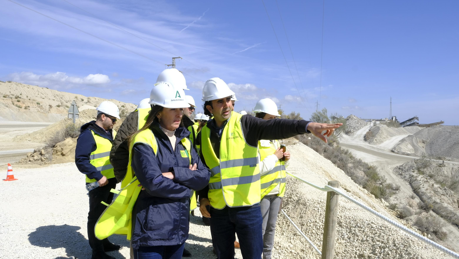 Visita a las canteras de yeso en Sorbas