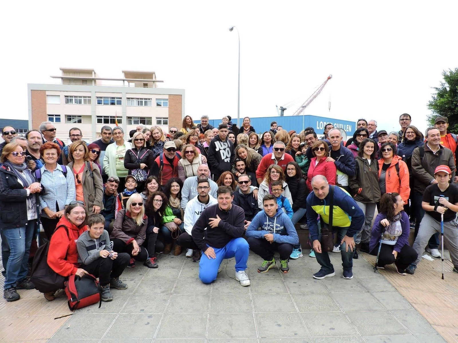 Los participantes partieron desde El Ancla.