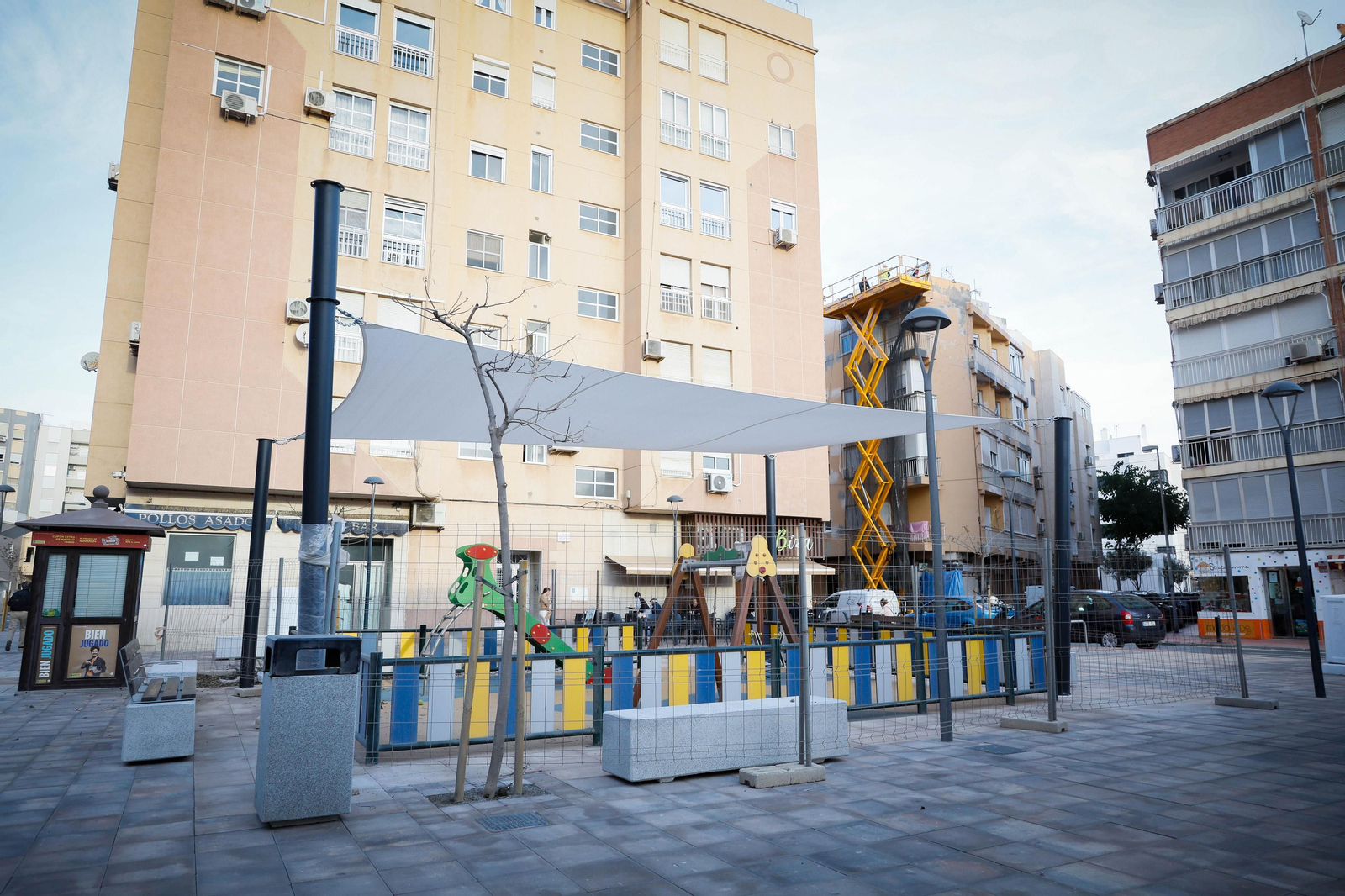 Imágenes de las calles en obras