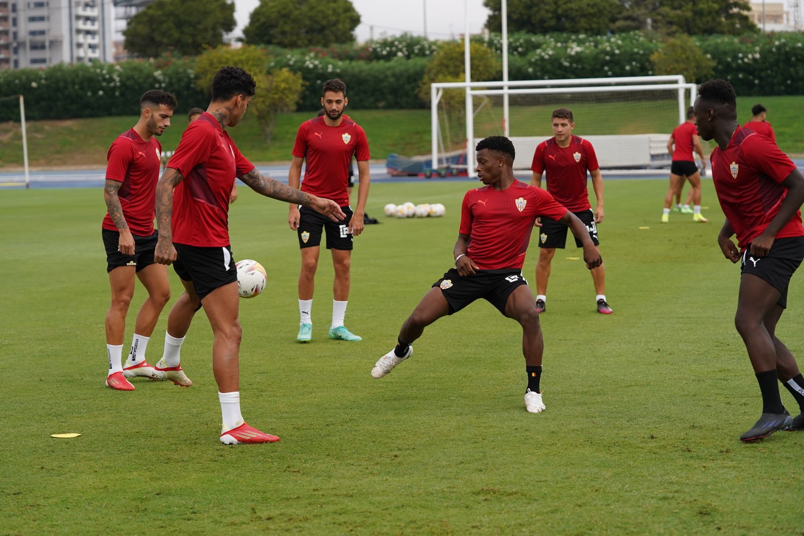 Fotogalería del entrenamiento del Almería, viernes 13