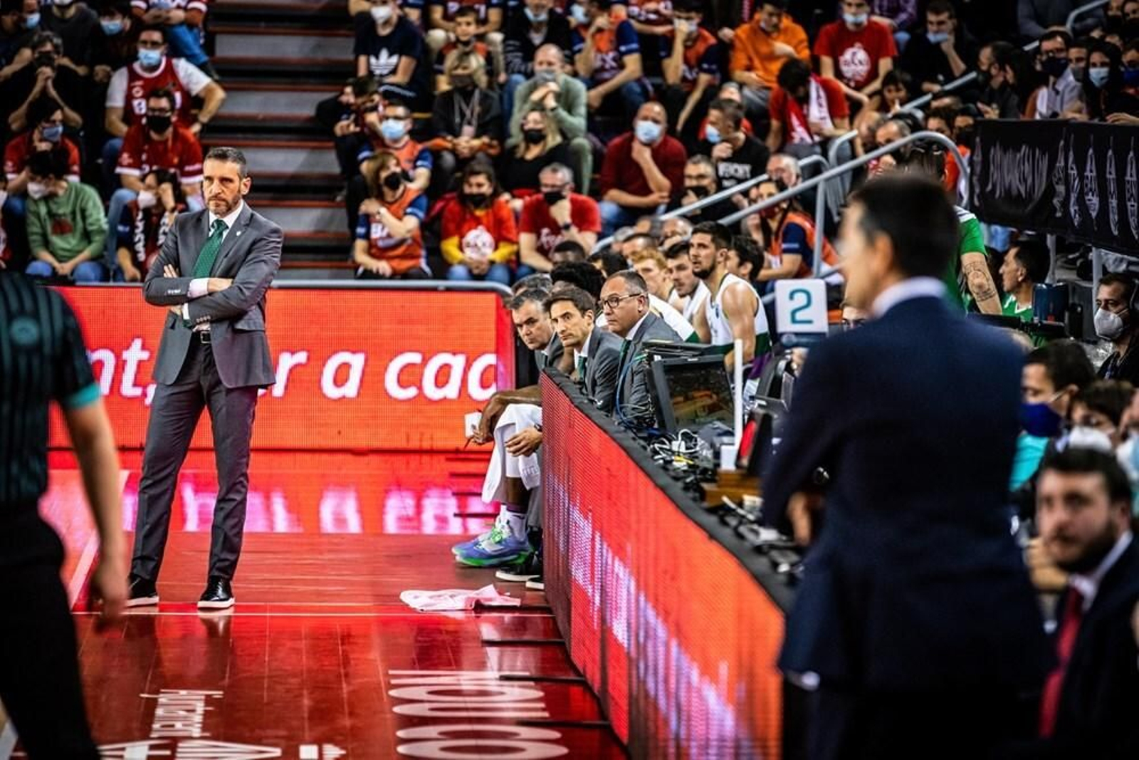 Ibon Navarro, durante el Baxi Manresa - Unicaja.