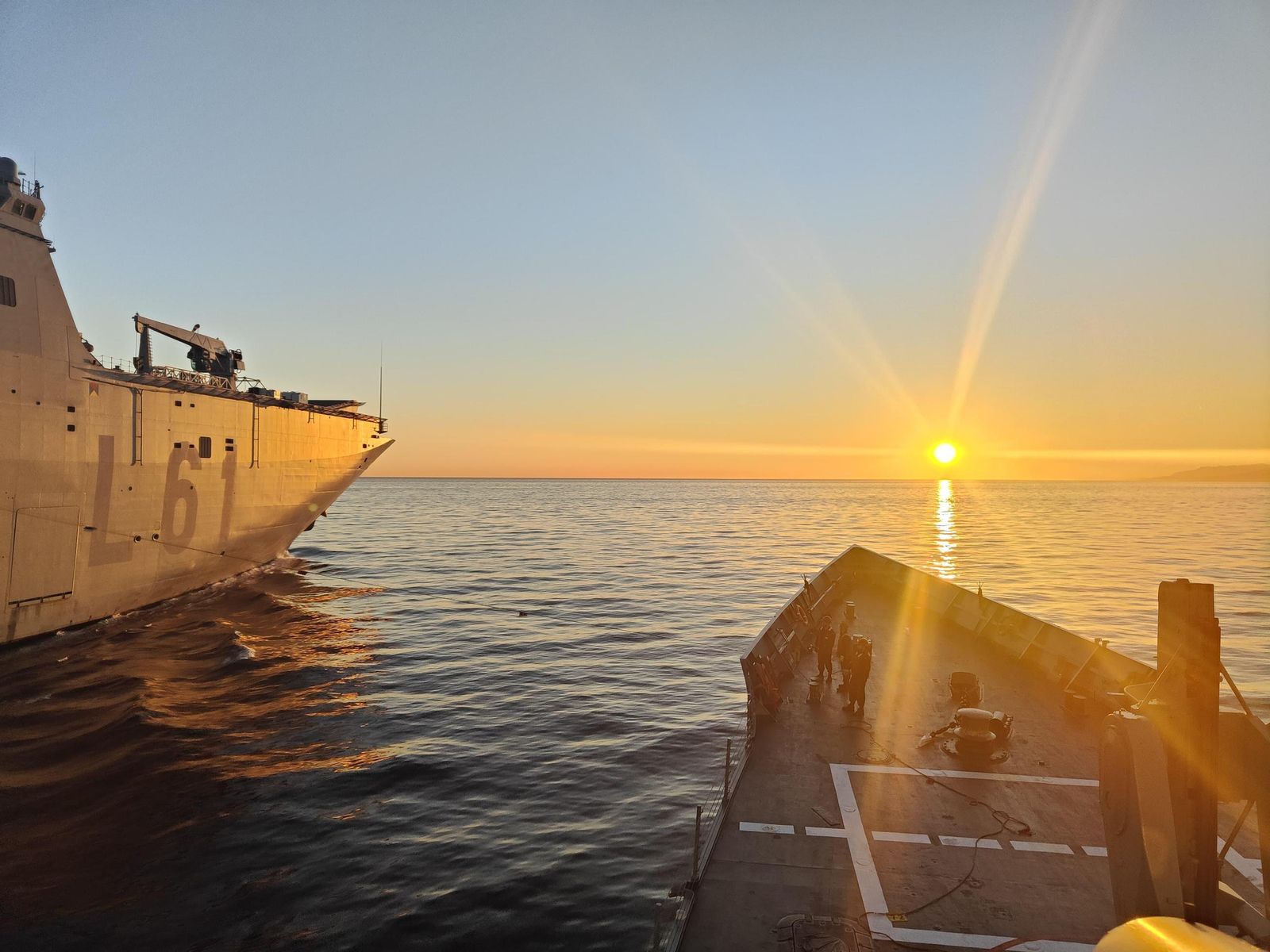 Las fotos del mayor ejercicio de los últimos años en el Estrecho de Gibraltar y el Golfo de Cádiz de la Armada y la OTAN