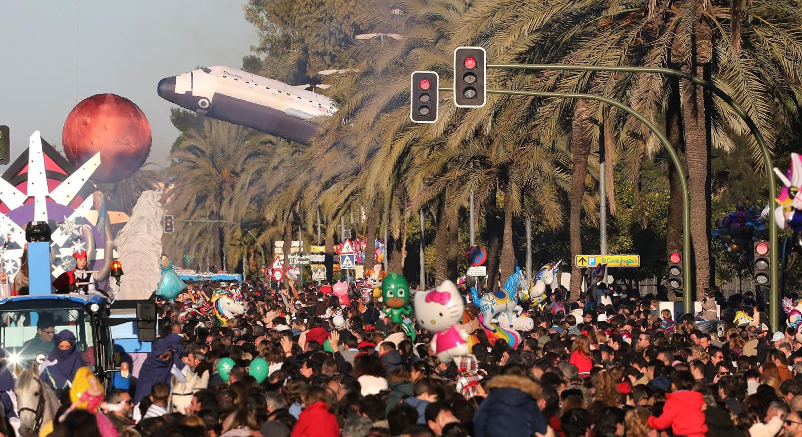 Imágenes de la cabalgata de Reyes Magos 2019 en Jerez