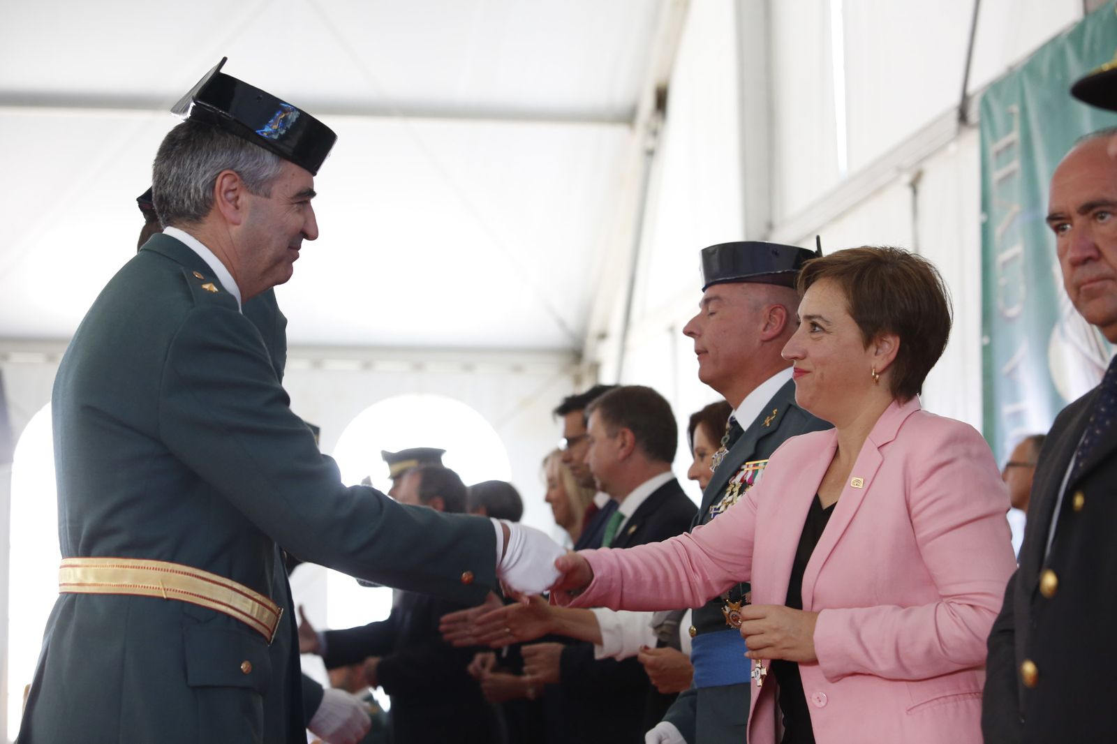 Imágenes del acto de celebración de la patrona de la Guardia Civil