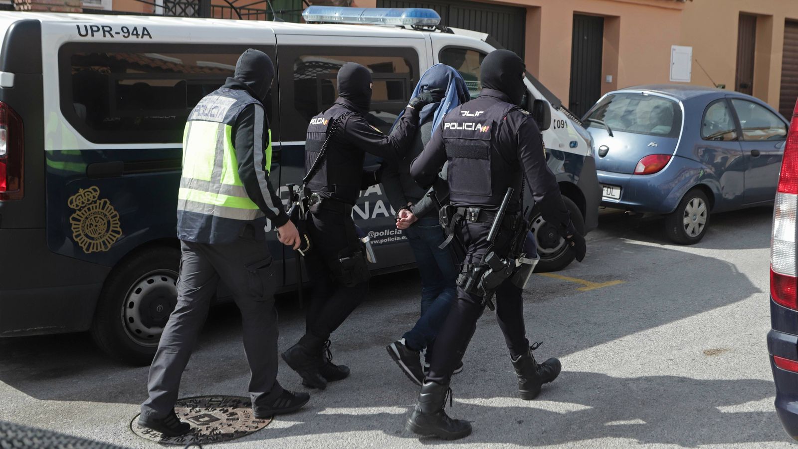 Imágenes del operativo contra el narcotráfico en Algeciras