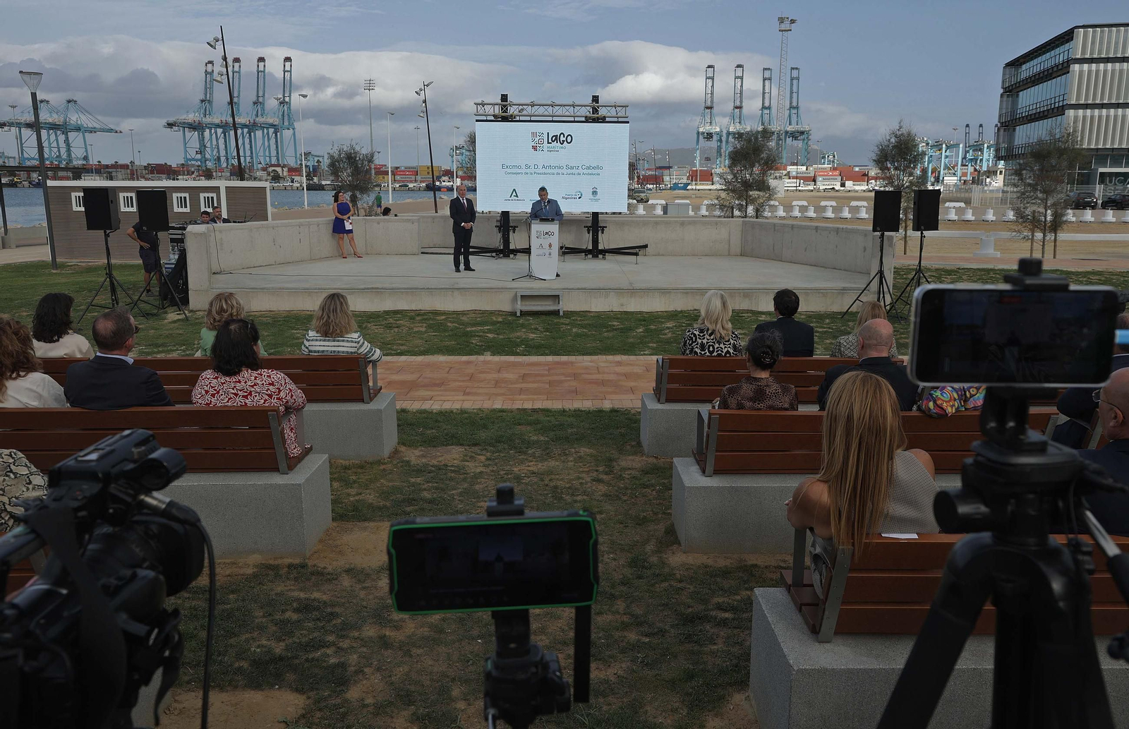 La inauguración de la I Fase del Lago Marítimo de Algeciras, en imágenes