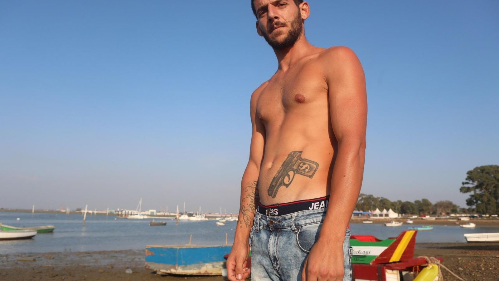 El isleño Israel Gómez, protagonista de 'Entre dos aguas'.