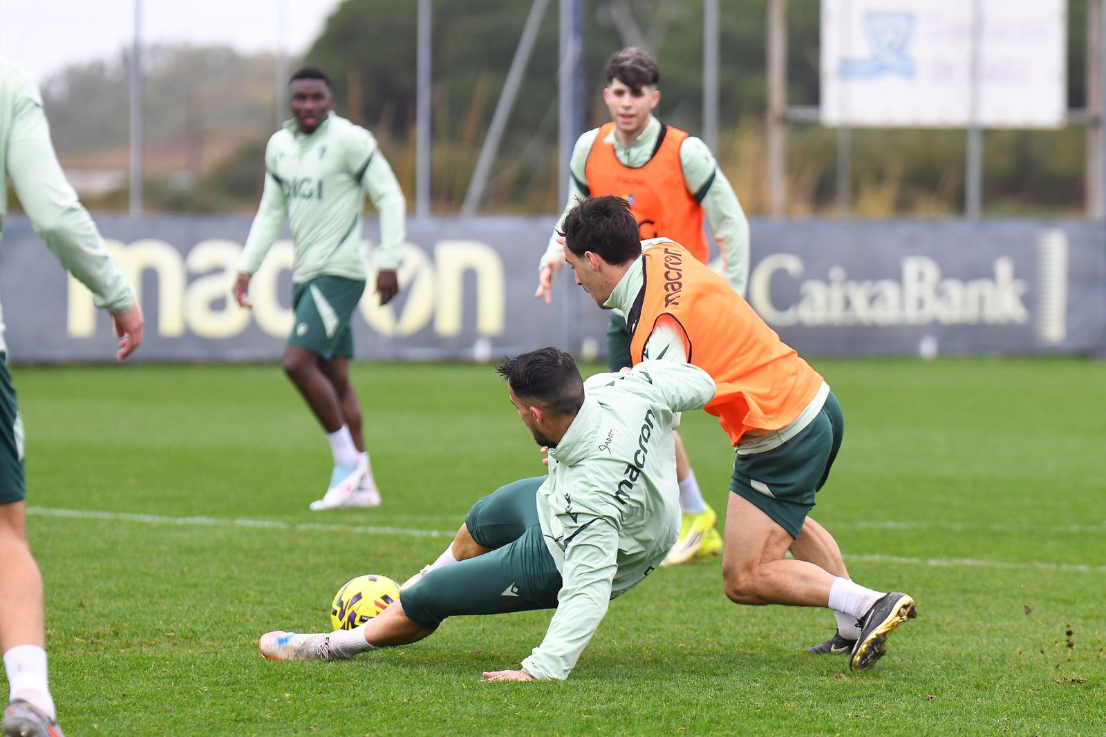 Un entrenamiento del Cádiz.