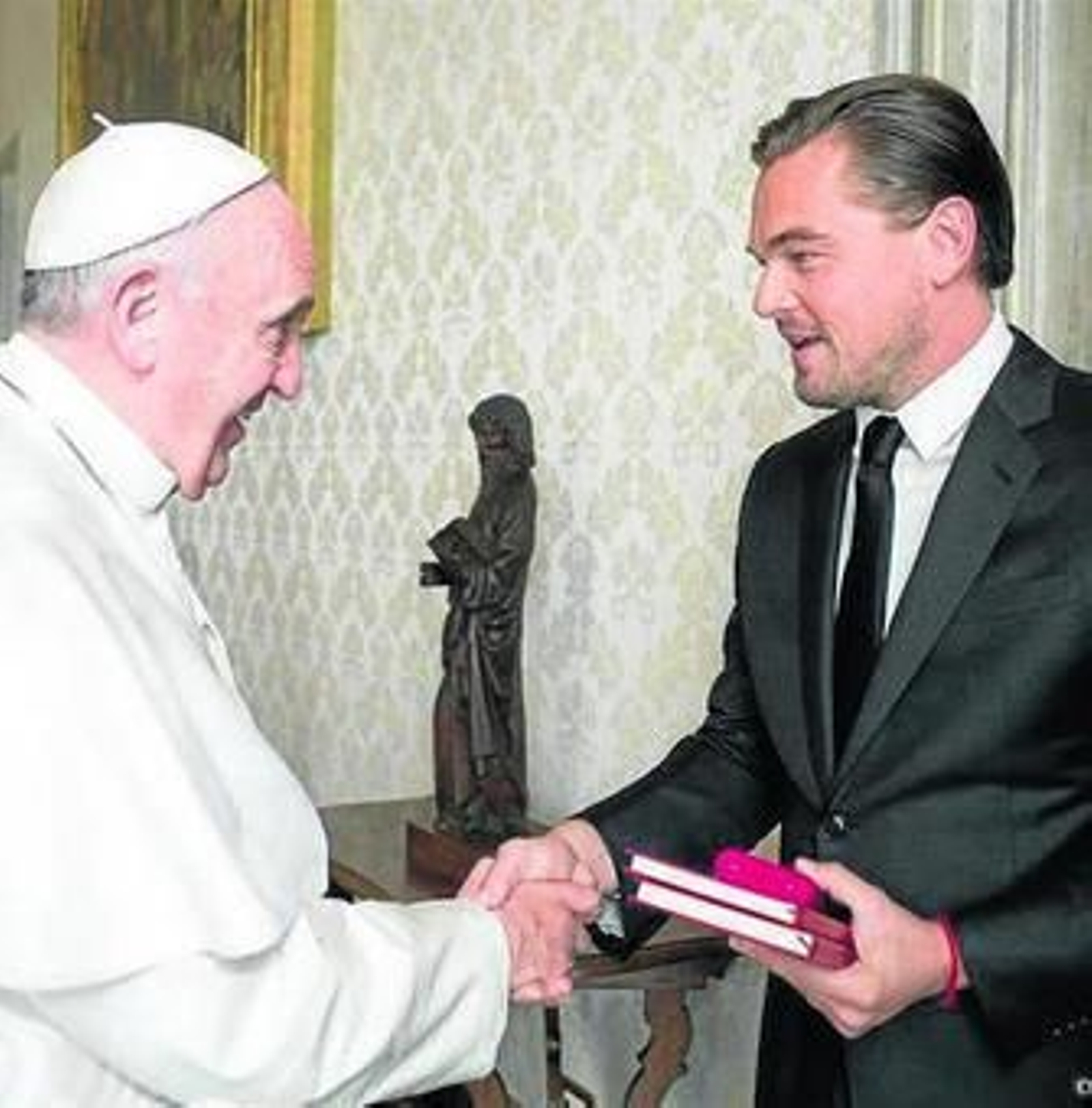 DiCaprio, en audiencia privada con el Papa