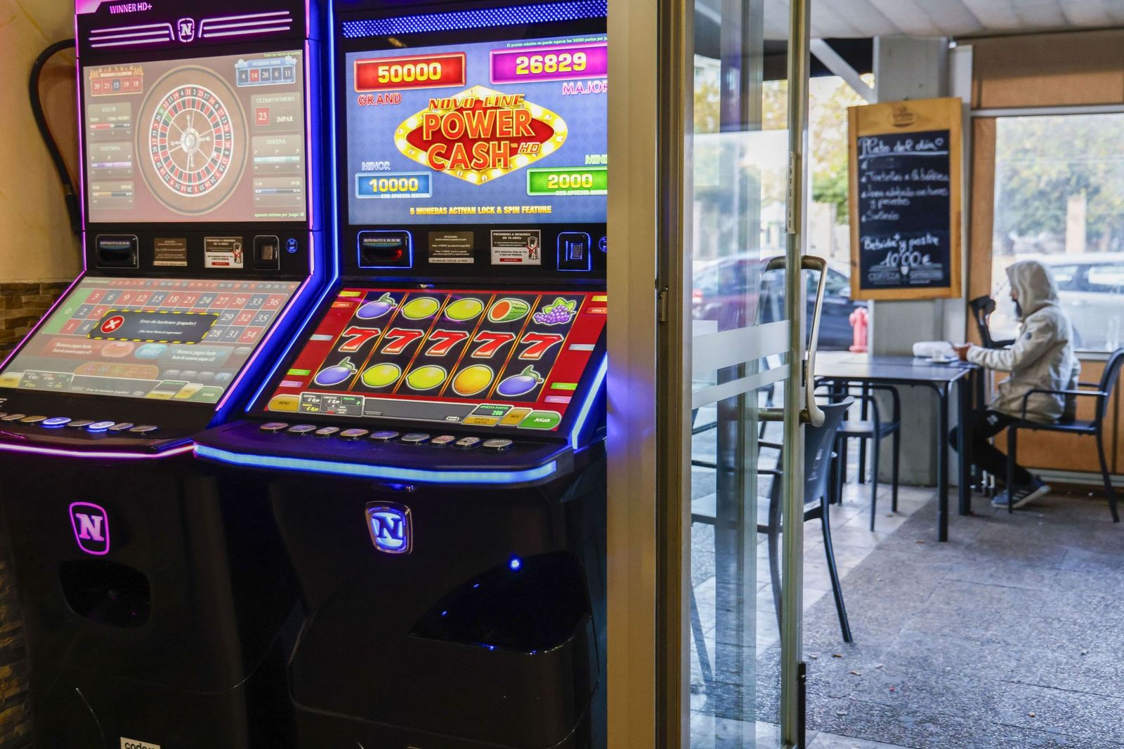 Máquinas tragaperras.