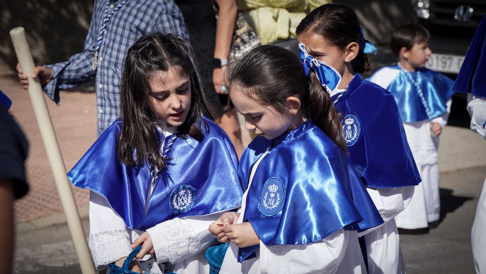 Imágenes de la procesión de Cristo Rey a su vuelta a la Escuela San José