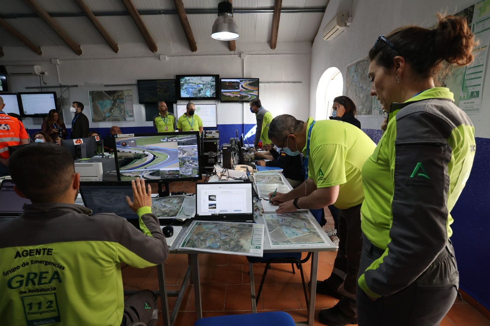 Así se controla y vigila el Gran Premio de Motociclismo de Jerez