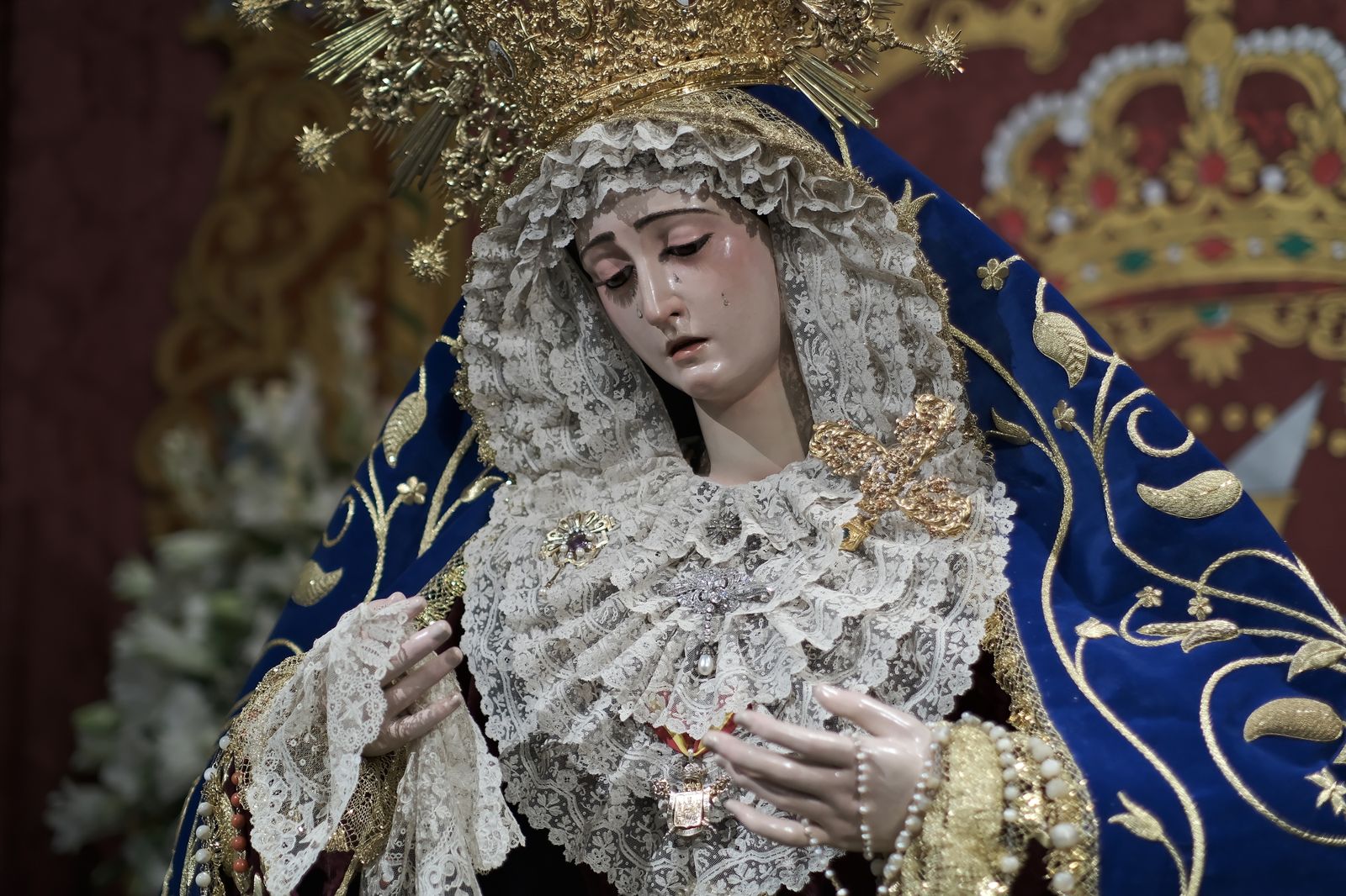 Las imágenes de la veneración a la Virgen del Rosario de Montesión