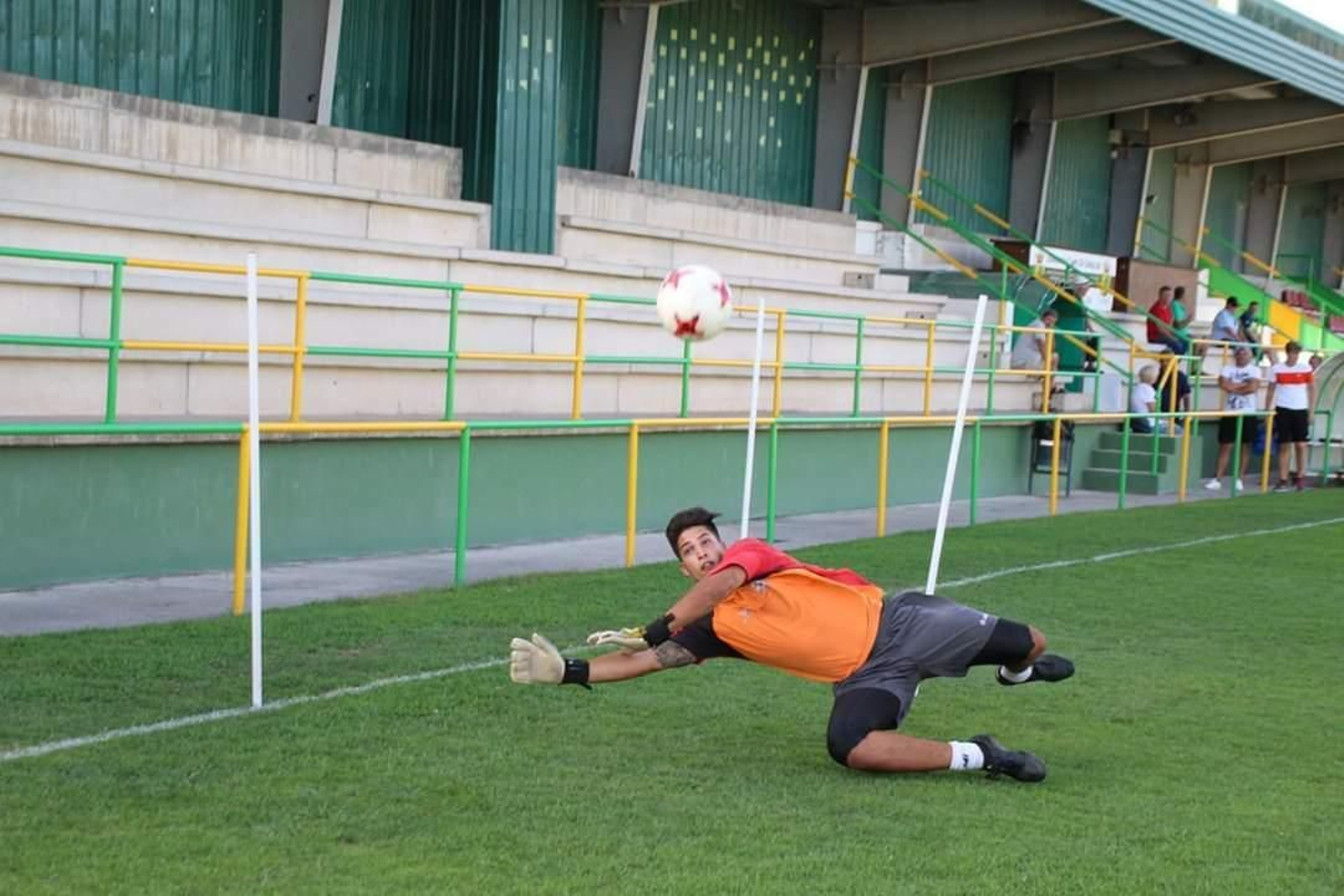 El guadiareño Pablo Rodríguez, durante un entrenamiento
