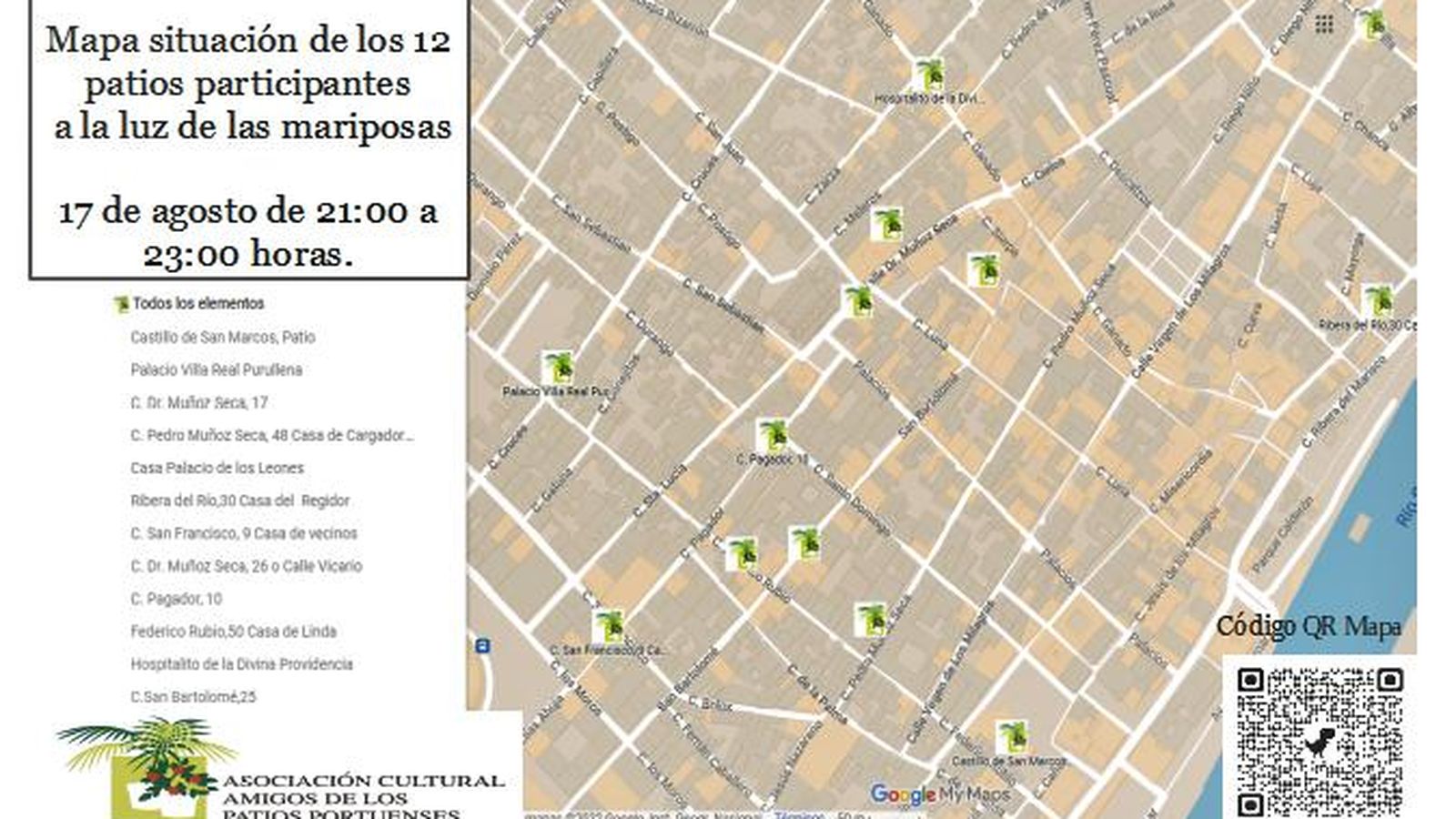 Patios de El Puerto a la luz de las mariposas