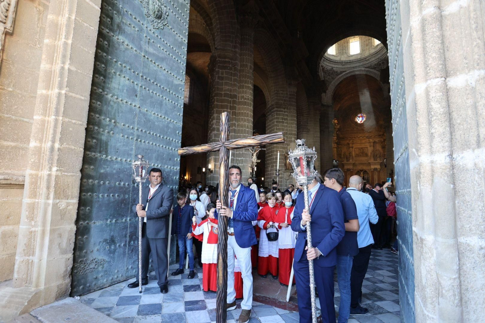 Las imágenes de regreso de las hermandades de la Sed, Candelaria, Paz y Clemencia a sus templos