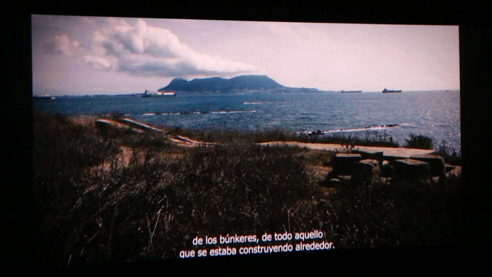 Un momento de la proyección de 'La muralla de los prisioneros'