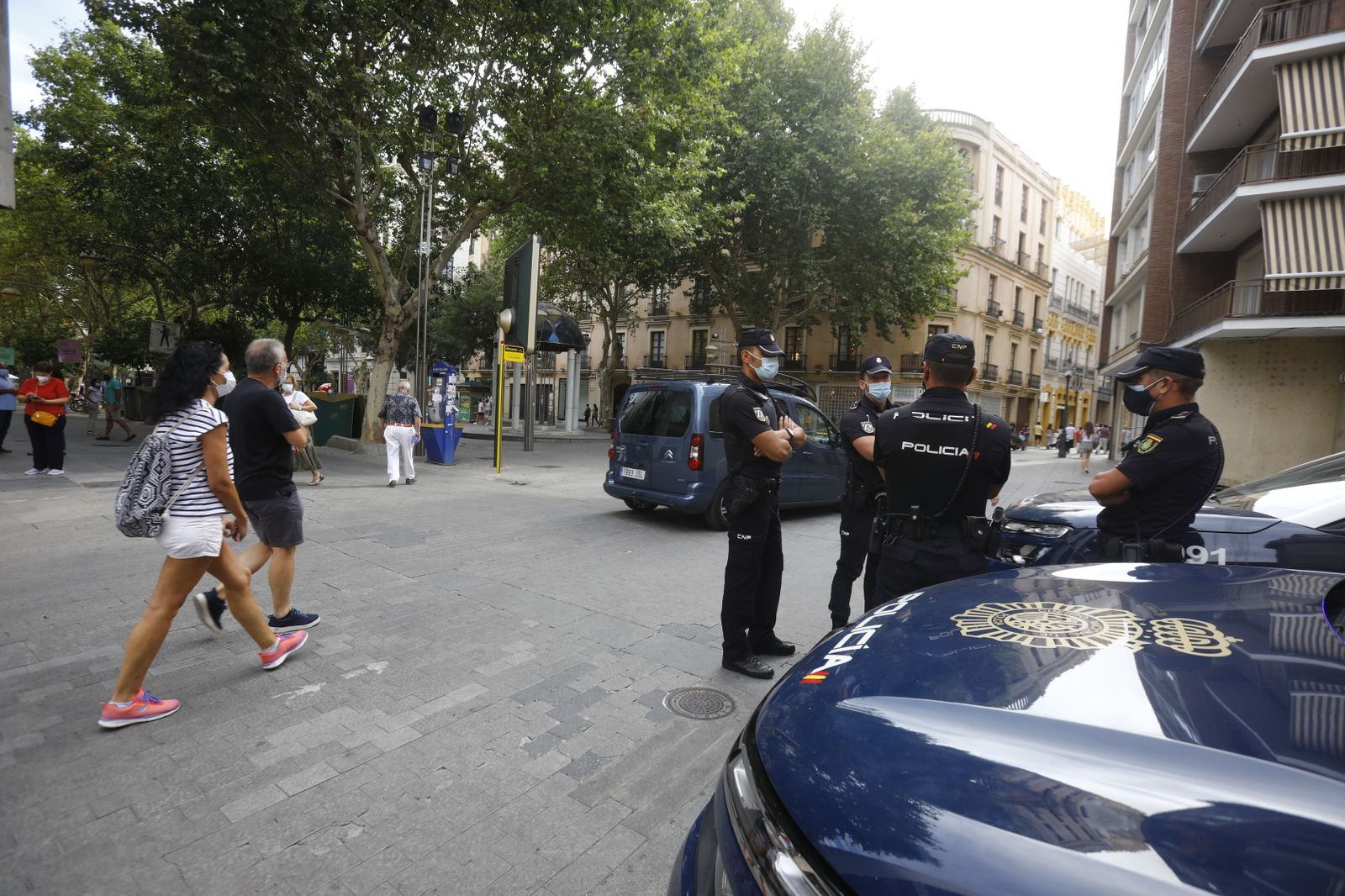 Agentes de la Policía Nacional de Córdoba.