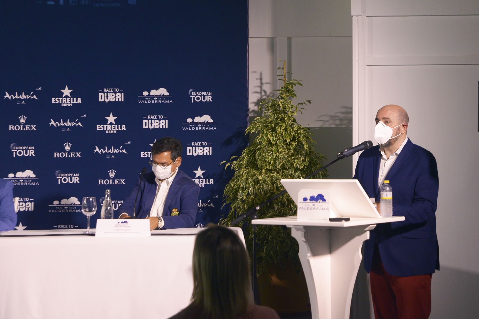 Fotos de la presentación del Estrella Damm N.A.  Andalucia masters