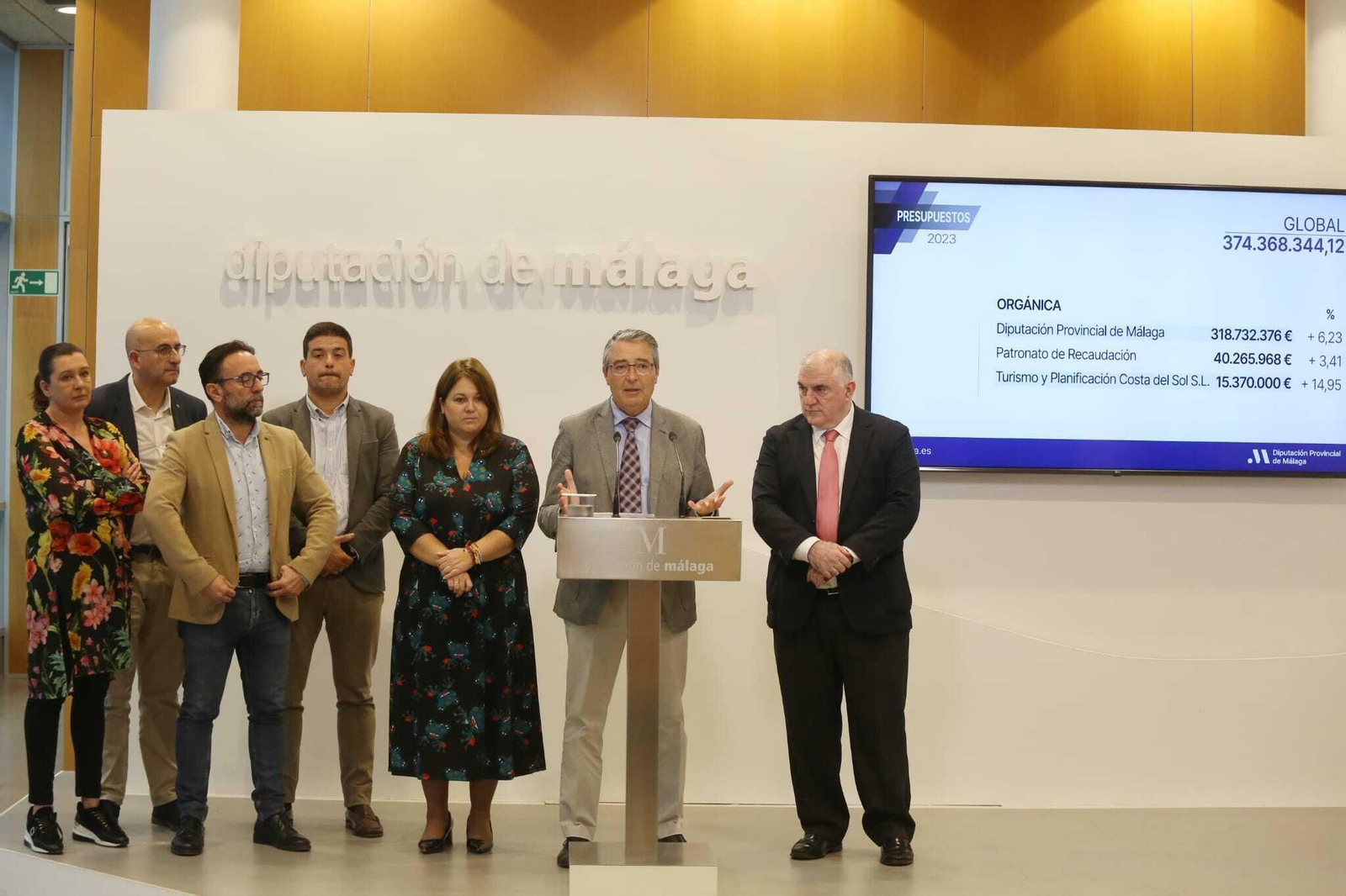 Presentación de los presupuestos para 2023 de la Diputación de Málaga Presentación de los presupuestos para 2023 de la Diputación de Málaga