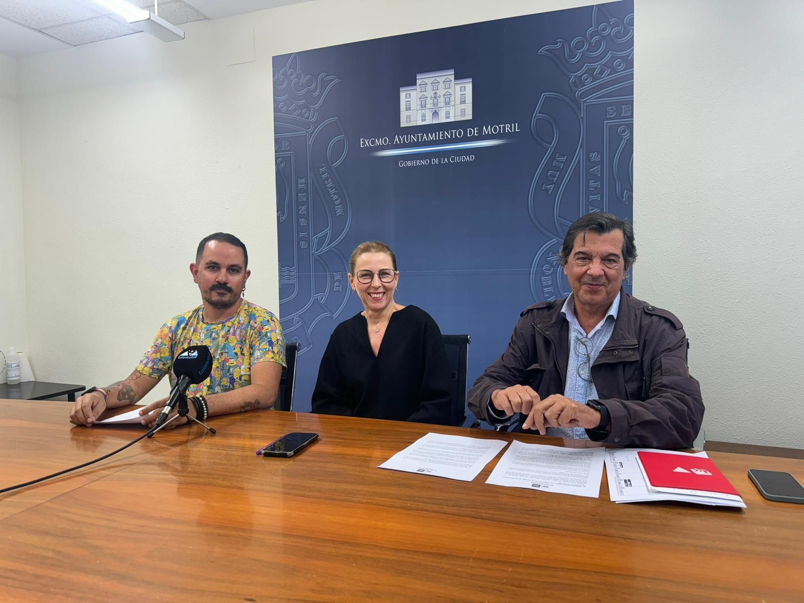 Los portavoces del grupo municipal de IU Verdes Equo en el Ayuntamiento de Motril