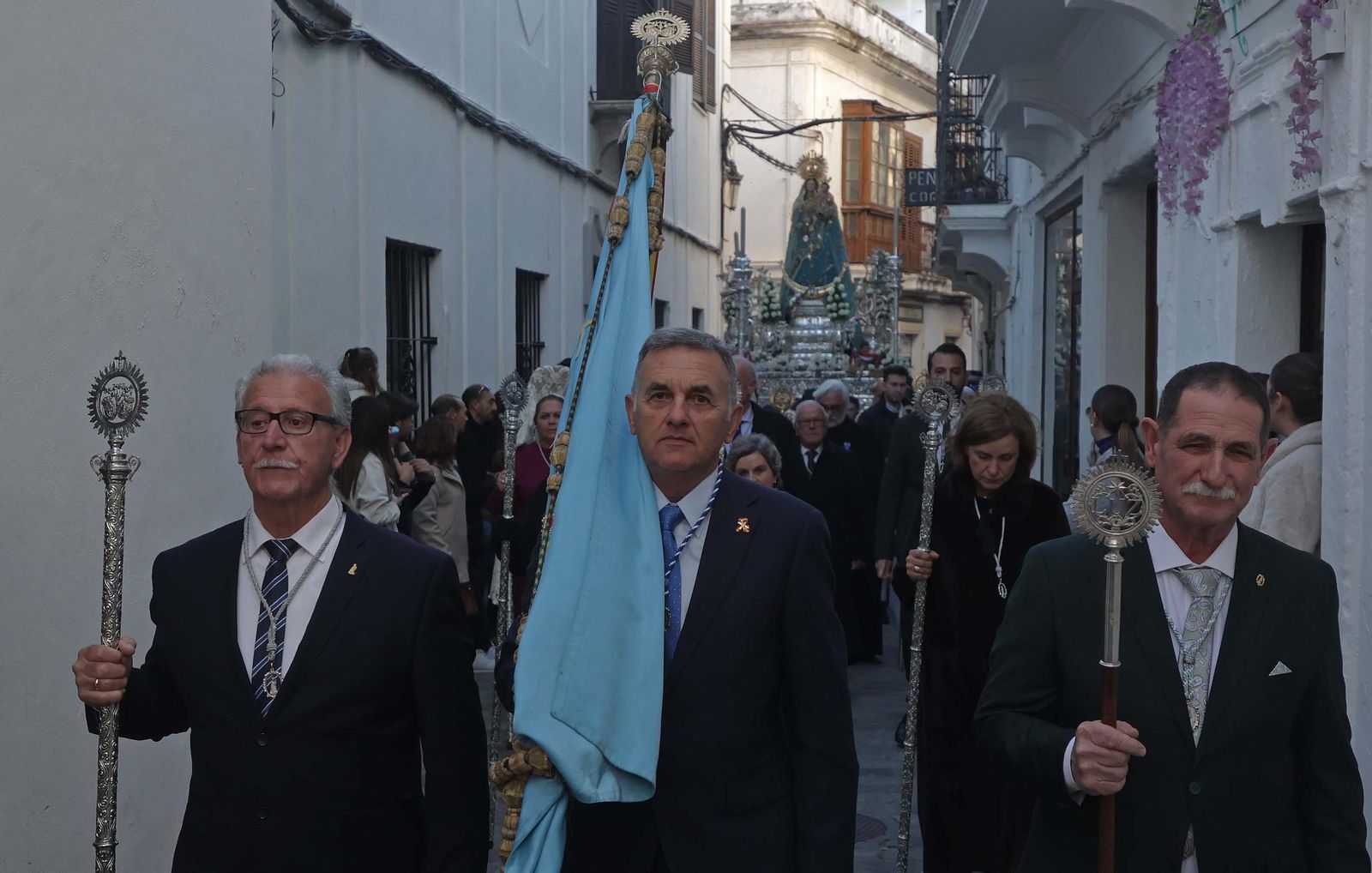 Fotos de la procesión conmemorativa del 275 aniversario del patronazgo de la Virgen de la Luz en Tarifa
