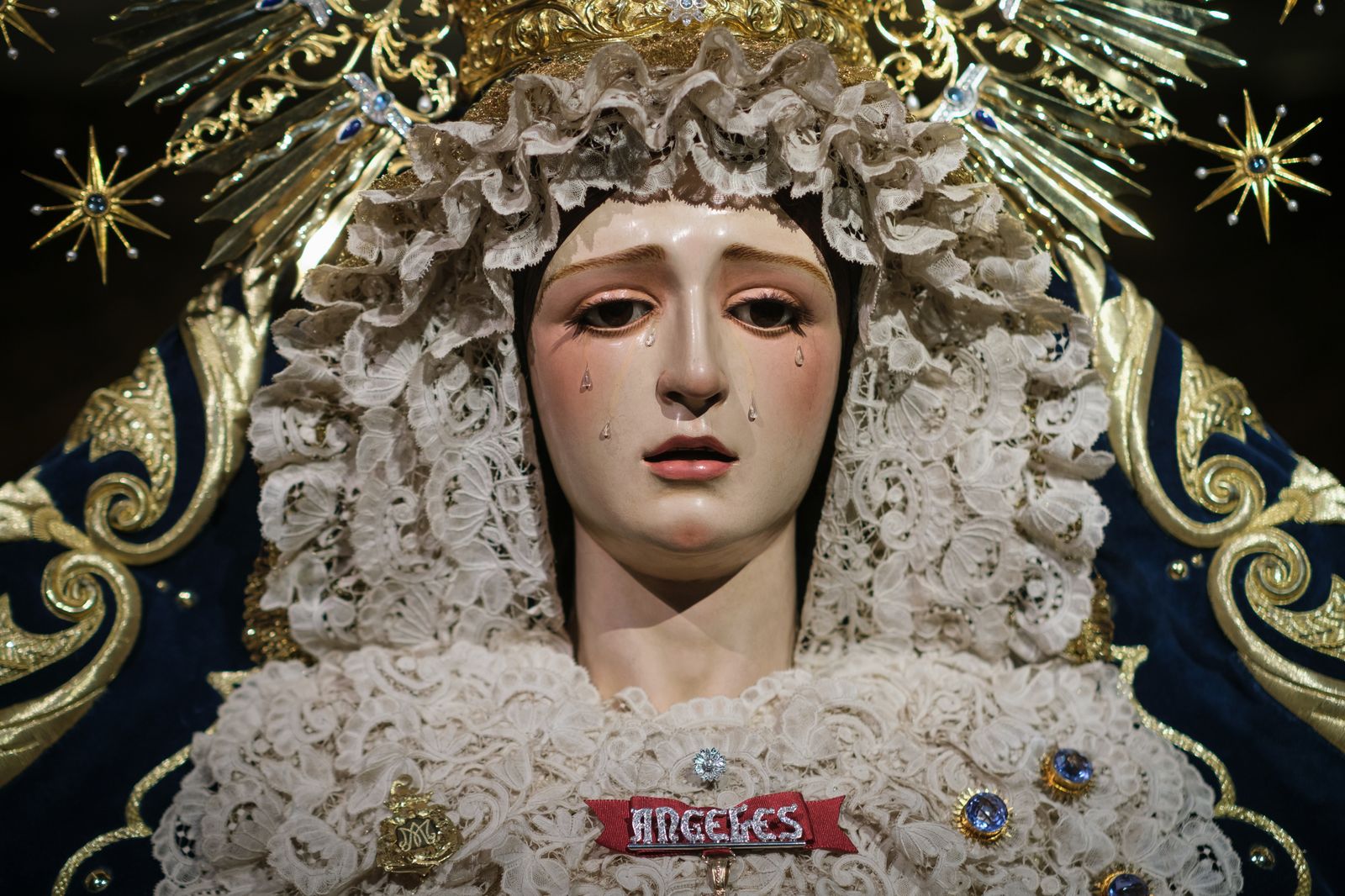 Las imágenes de la veneración a la Virgen de los Ángeles de los Negritos