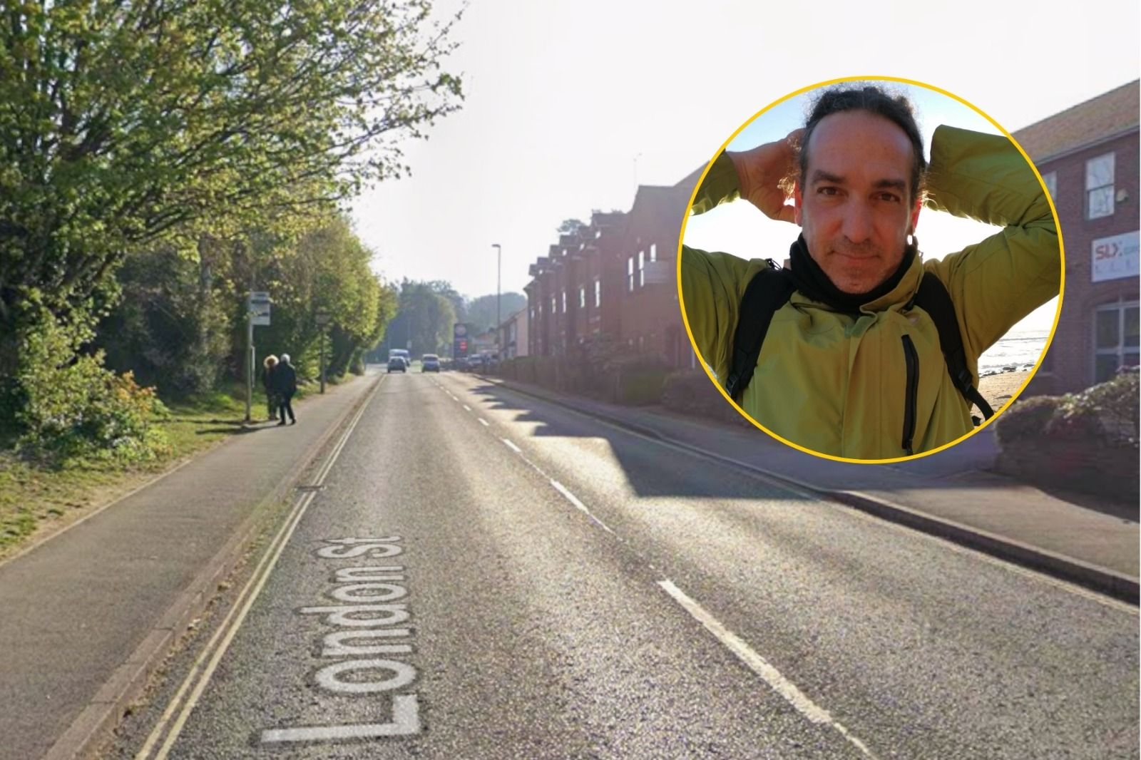 London Street, la céntrica calle de Andover donde se produjo el incidente que provocó la muerte de Juan Manuel Andrey Valenzuela.