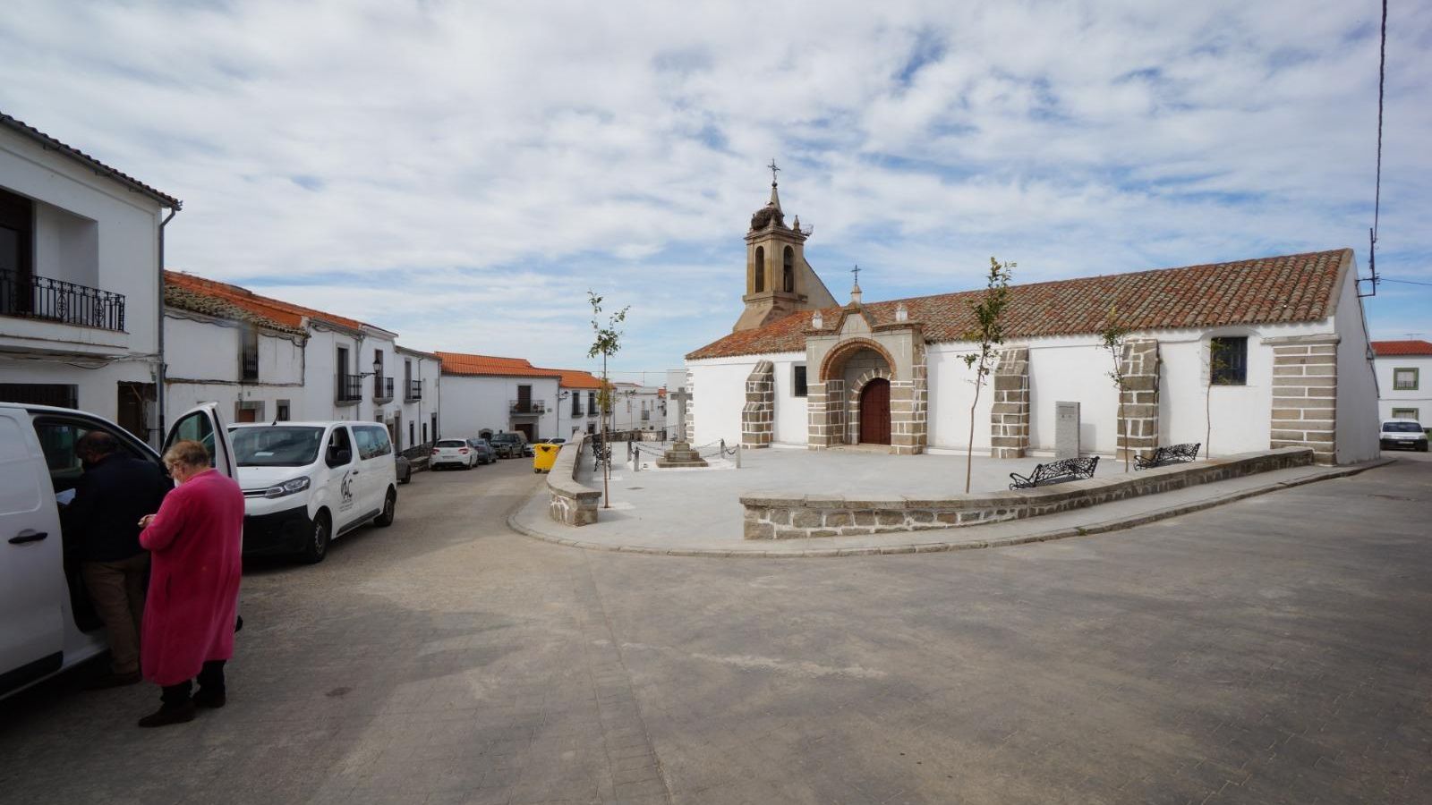 Plaza principal de Fuente La Lancha.