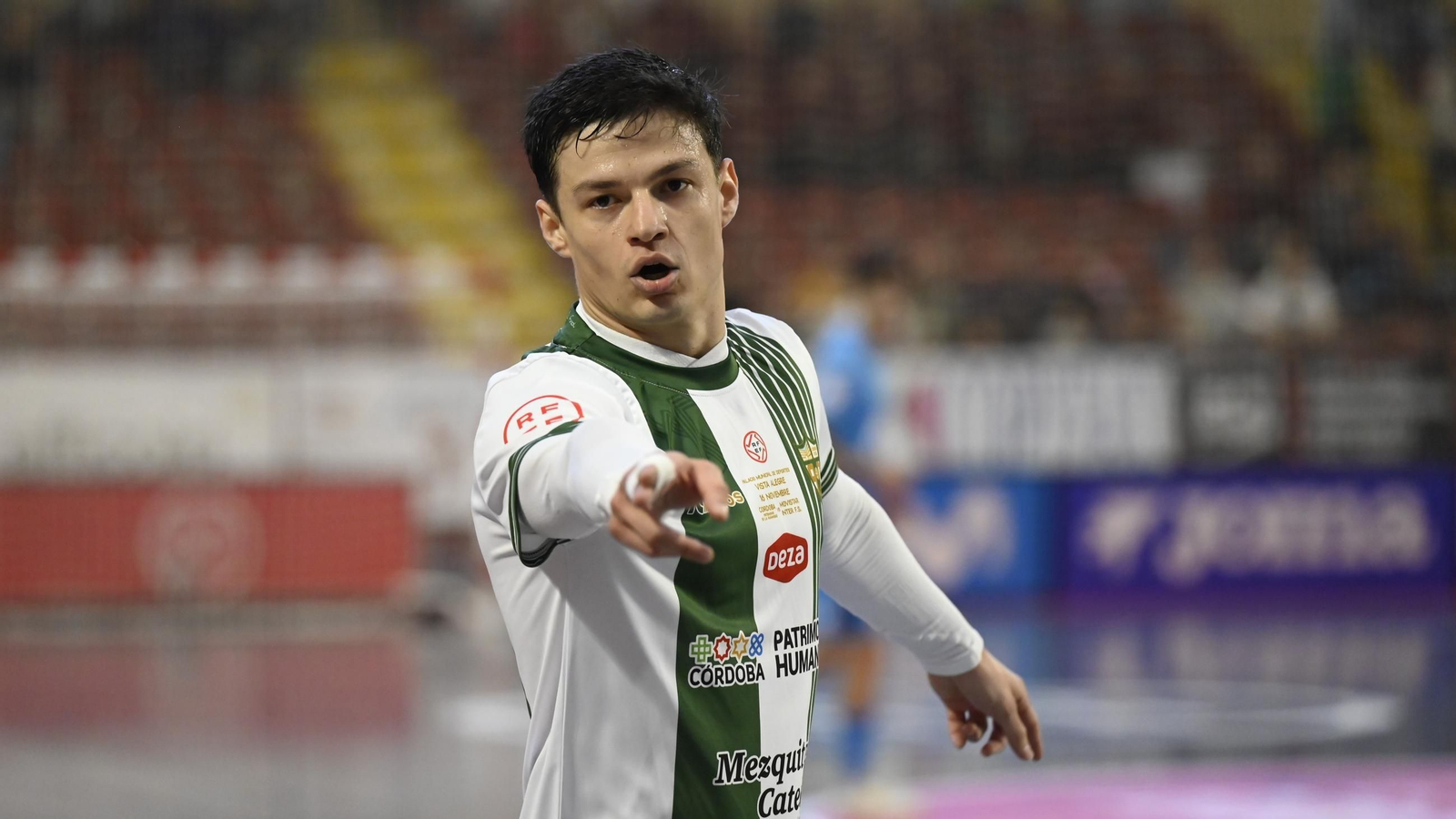El brasileño Murilo Duarte, en un partido del Córdoba Futsal en Vista Alegre.