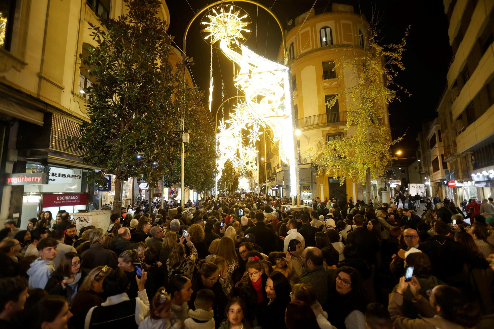 Inauguración del alumbrado navideño de 2024.