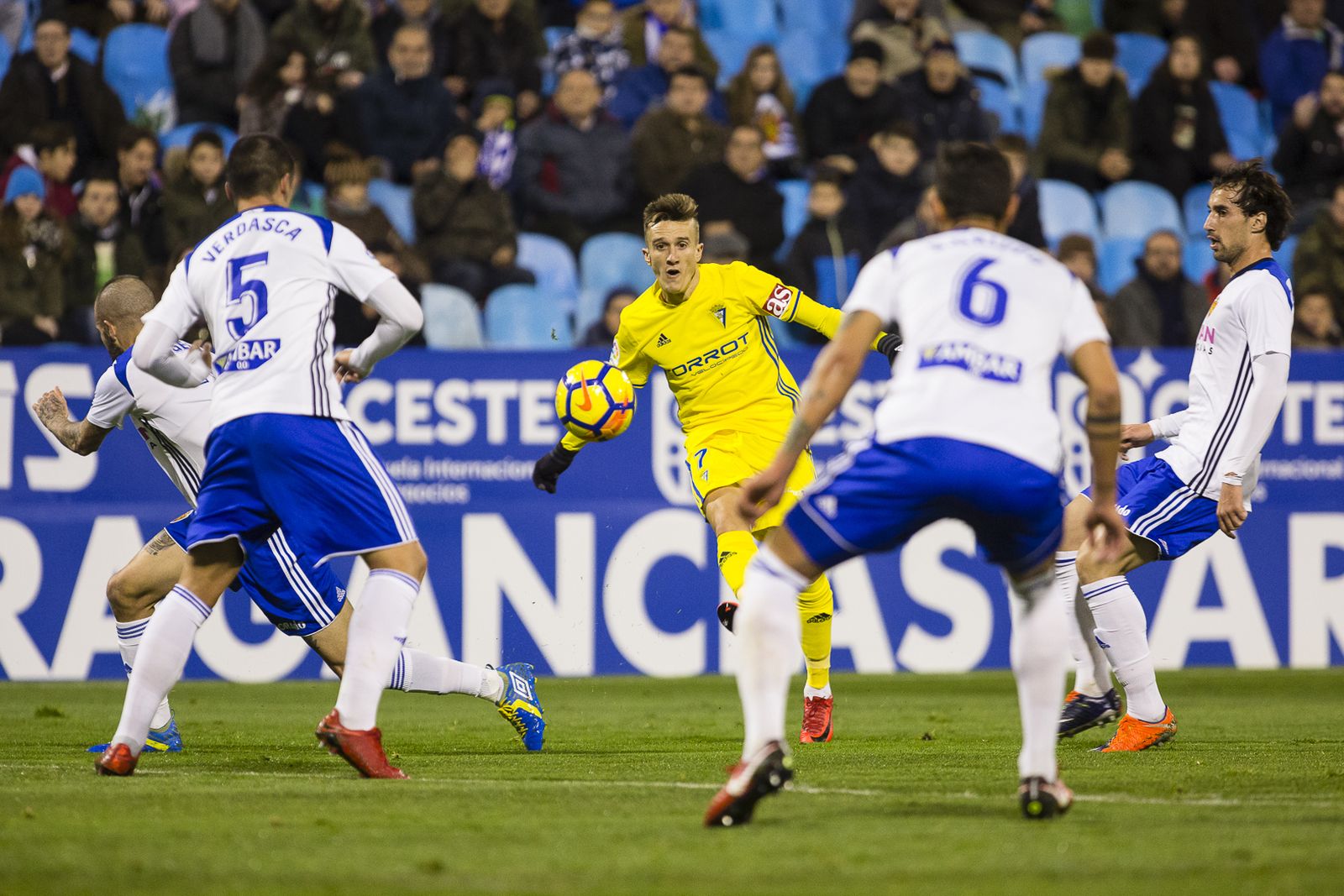 Las imágenes del Zaragoza-Cádiz