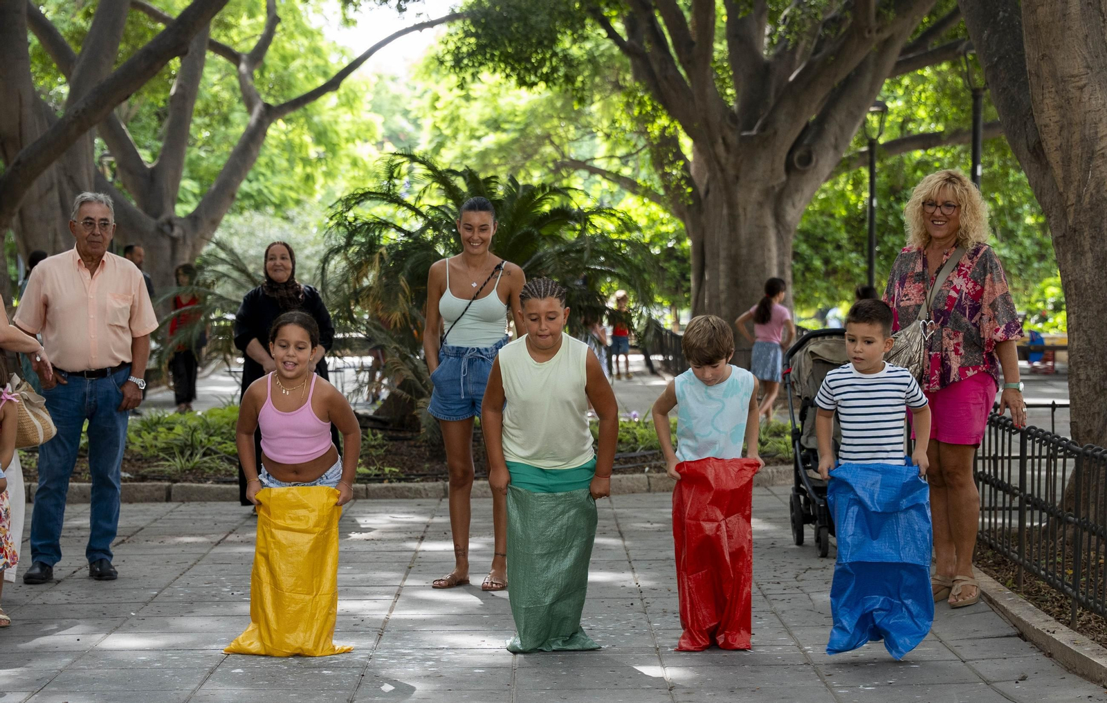 Las mejores fotos de los juegos infantiles en la Feria de Almería