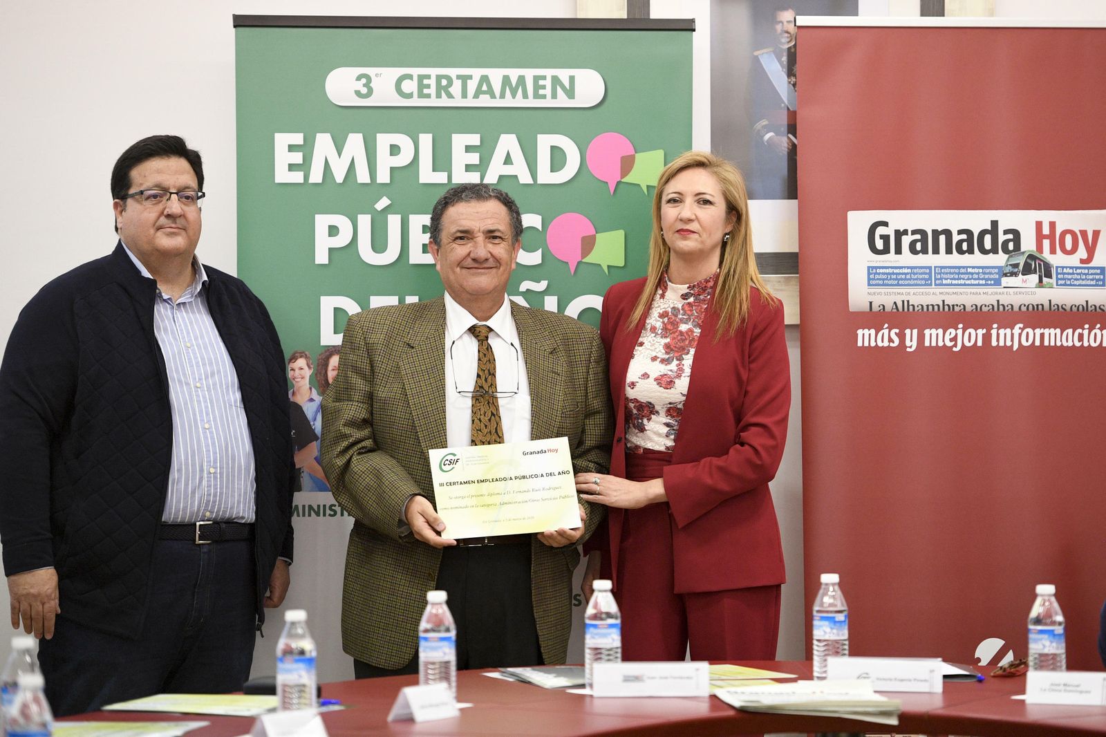 Nominado Administración y otros servicios: Fernando Ruiz, médico del Centro Penitenciario de Albolote.