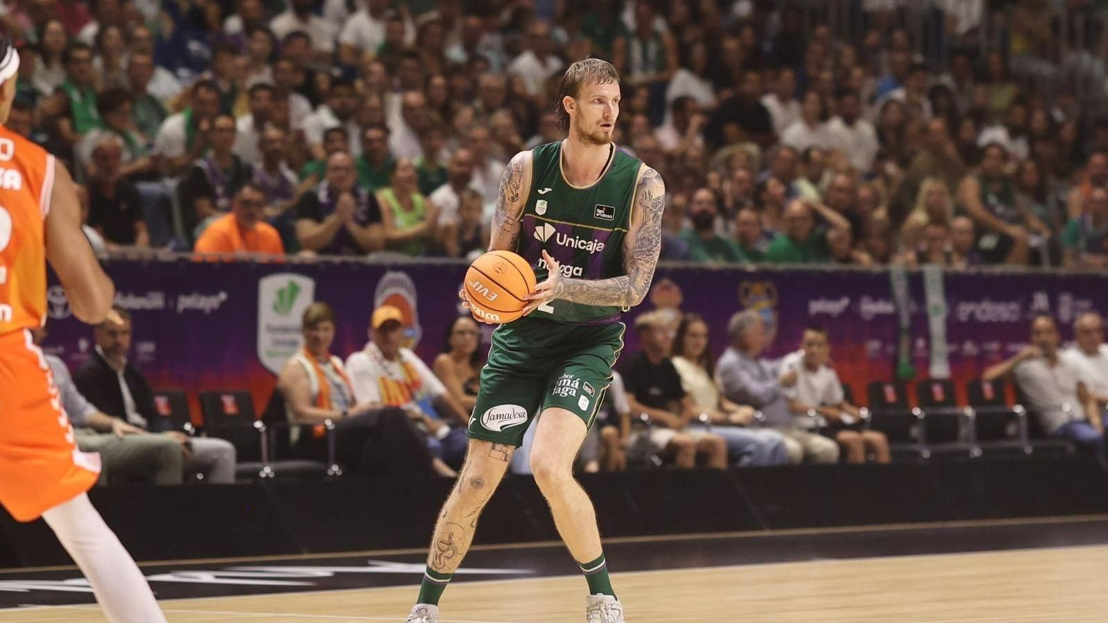 Olek Balcerowski durante el encuentro.