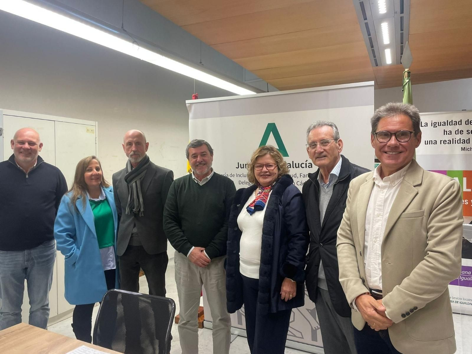 Alfonso Candón y su equipo mantiene una reunión técnica con Afanas Jerez.