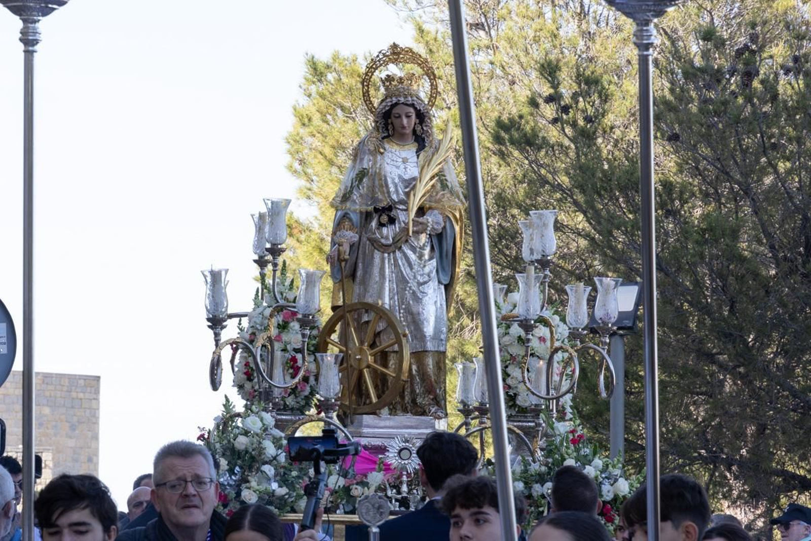 Romería en honor a Santa Catalina, en imágenes
