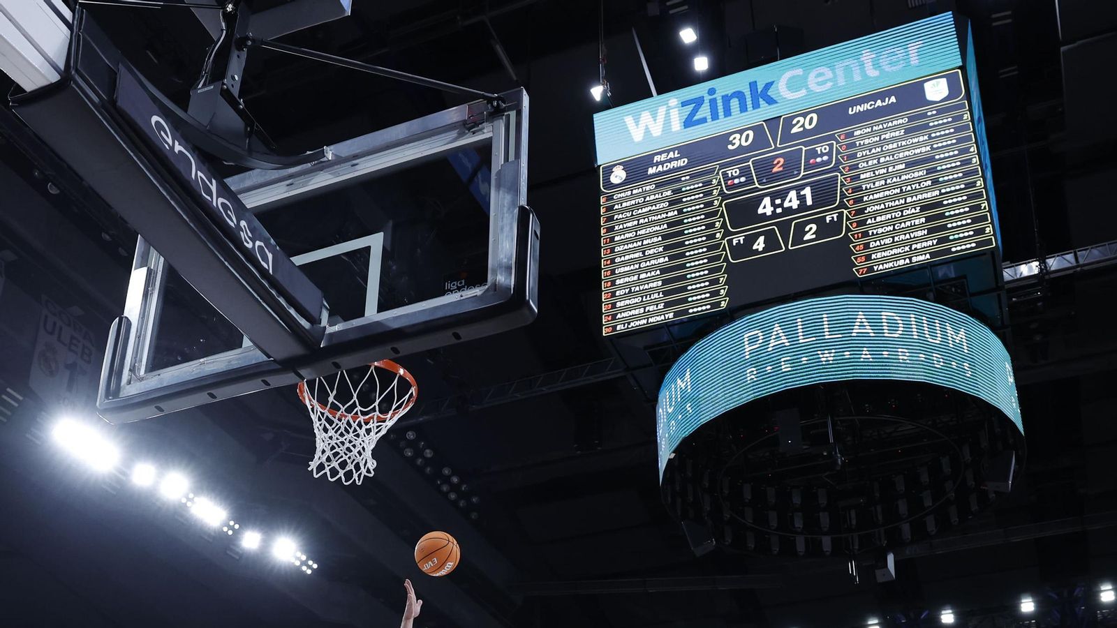 El Real Madrid-Unicaja, en fotos