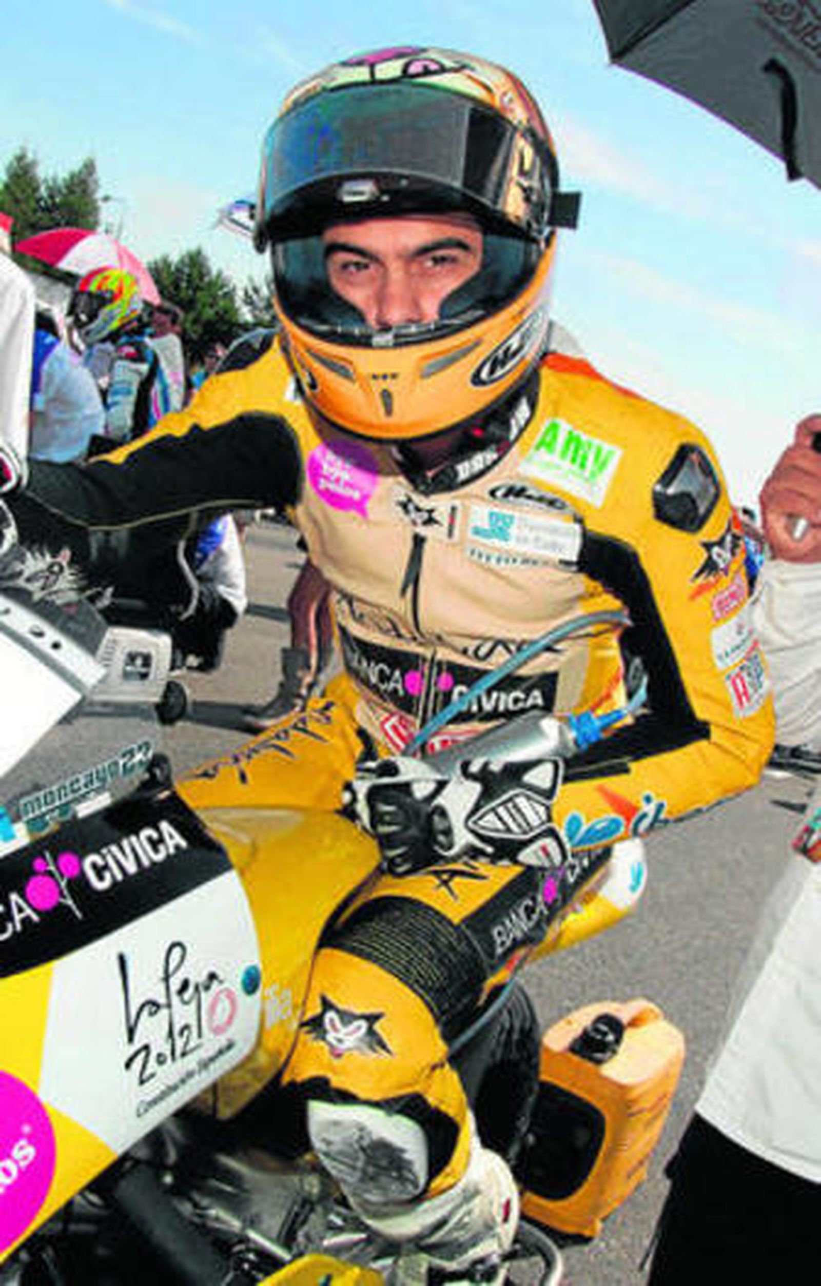 Moncayo volverá a subirse en su moto este fin de semana.