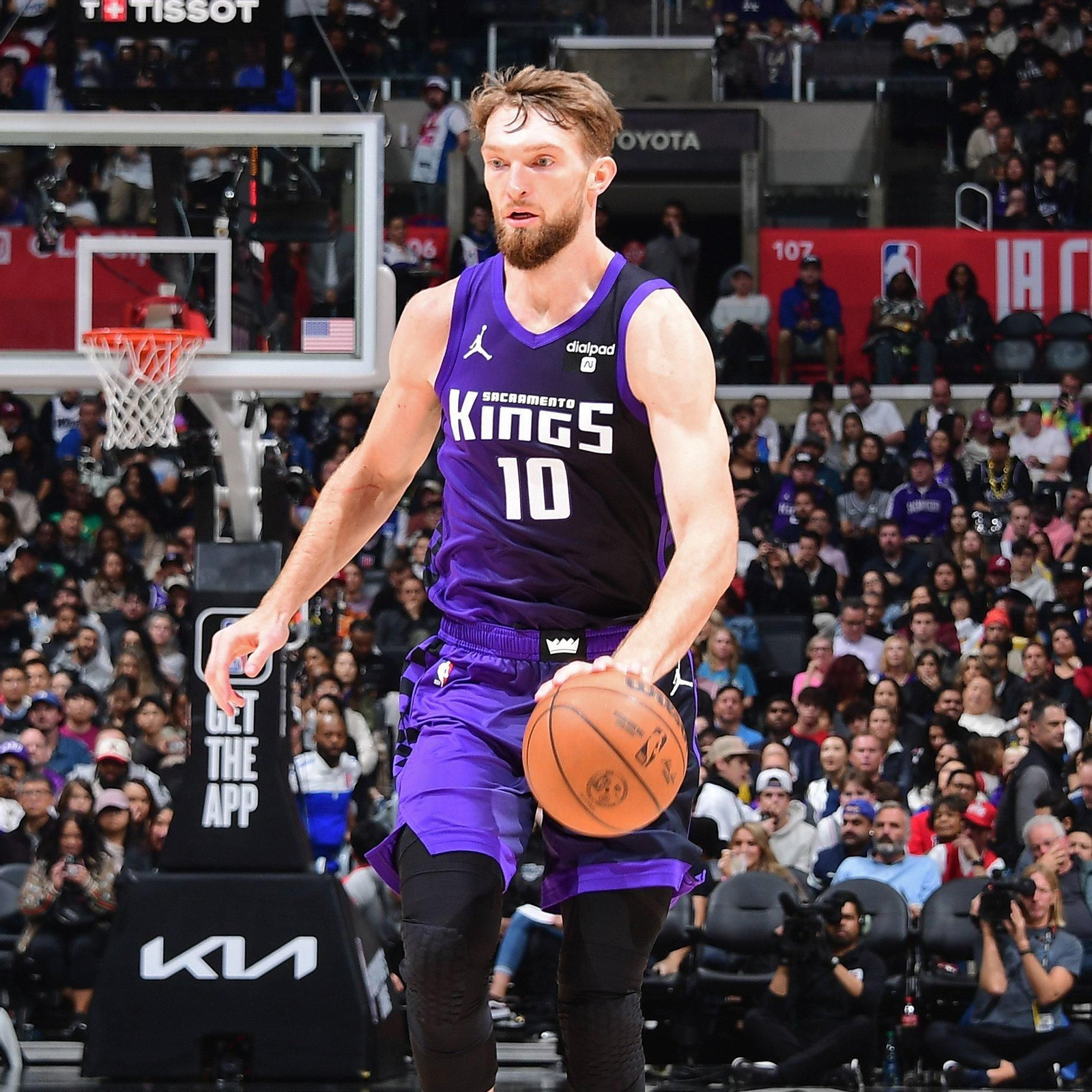 Domas Sabonis, en acción.