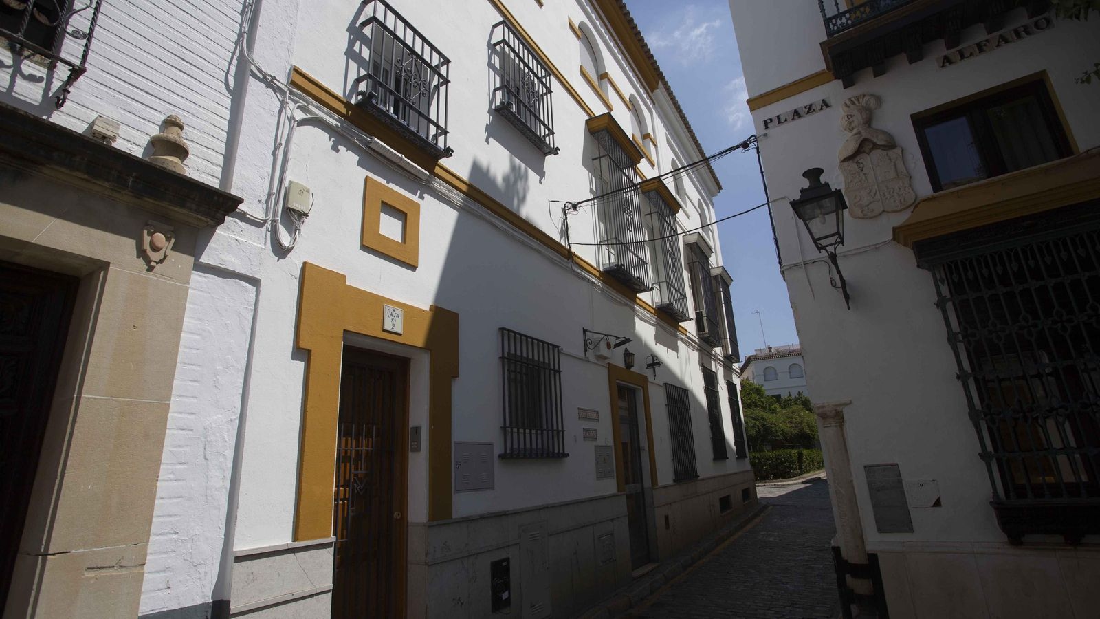 La Plaza de Alfaro, donde se sitúa el balcón de Rosina.