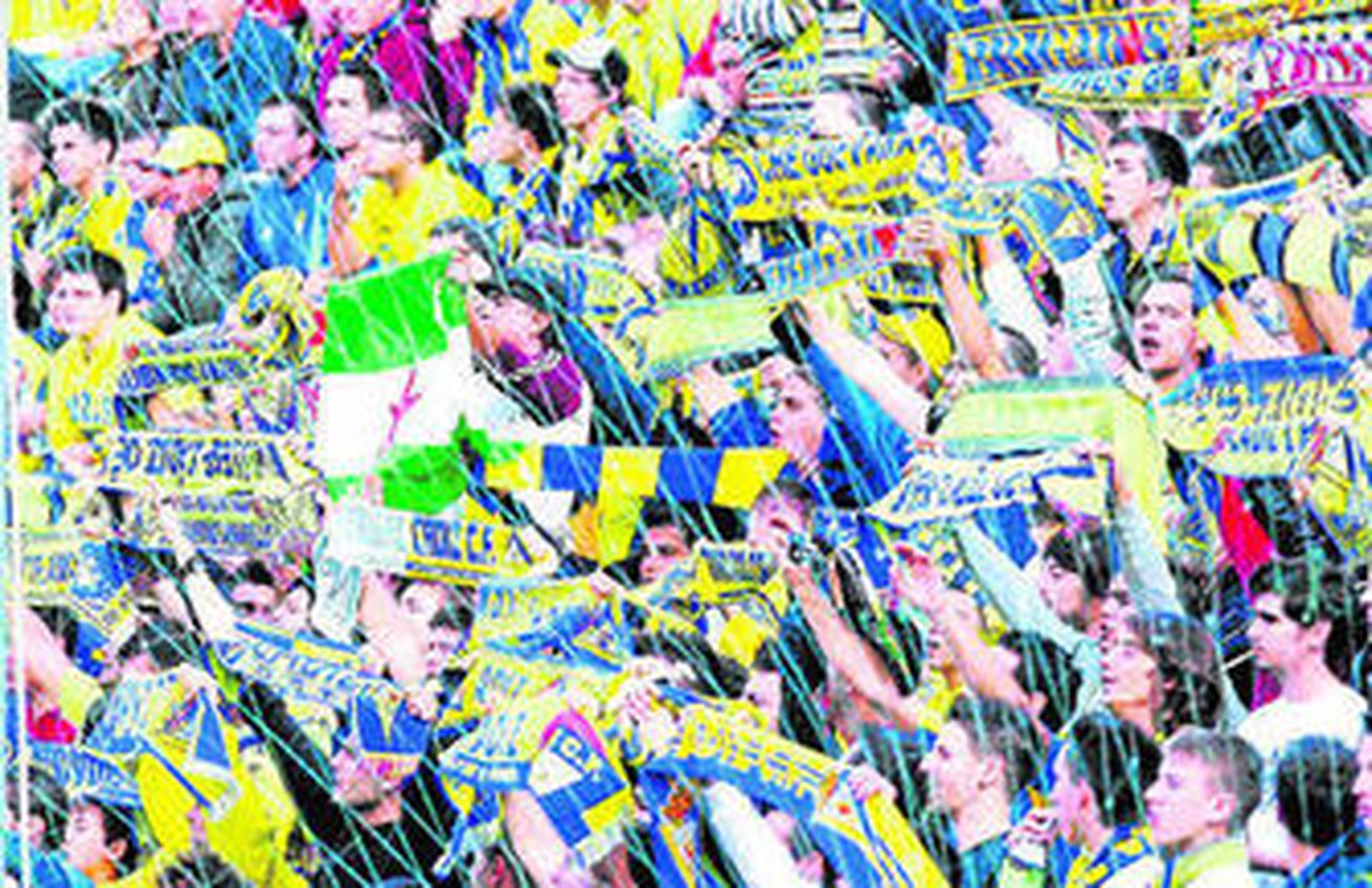 Esta temporada todavía no se ha visto una imagen como esta en el graderío del estadio Carranza.