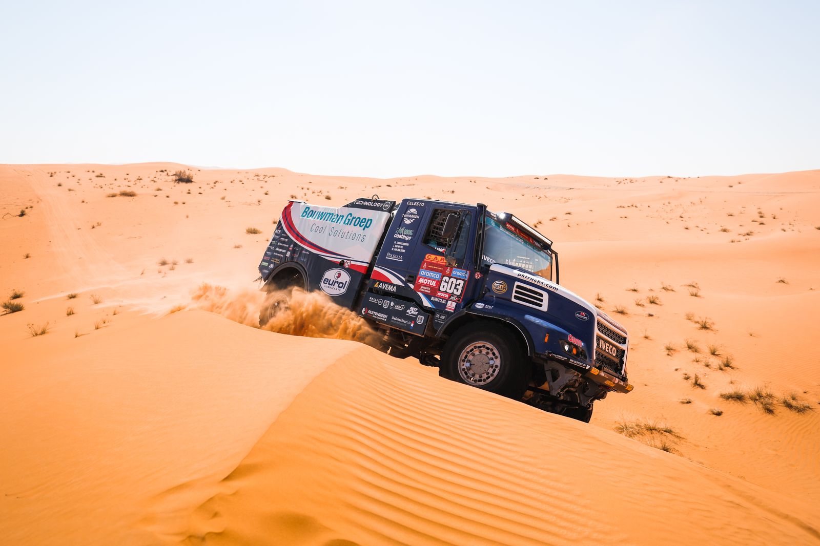 Las espectaculares imágenes del Dakar por las dunas
